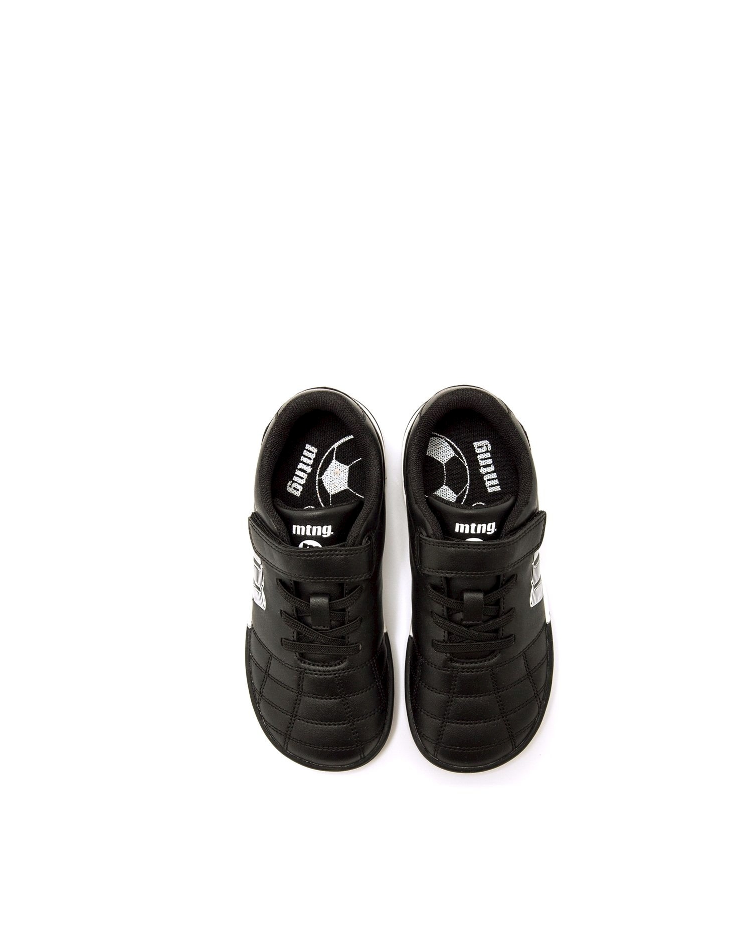 Zapatillas deportivas de niño estilo futbol con piso respetuoso - Mustang - Acero negro Acero negro-2