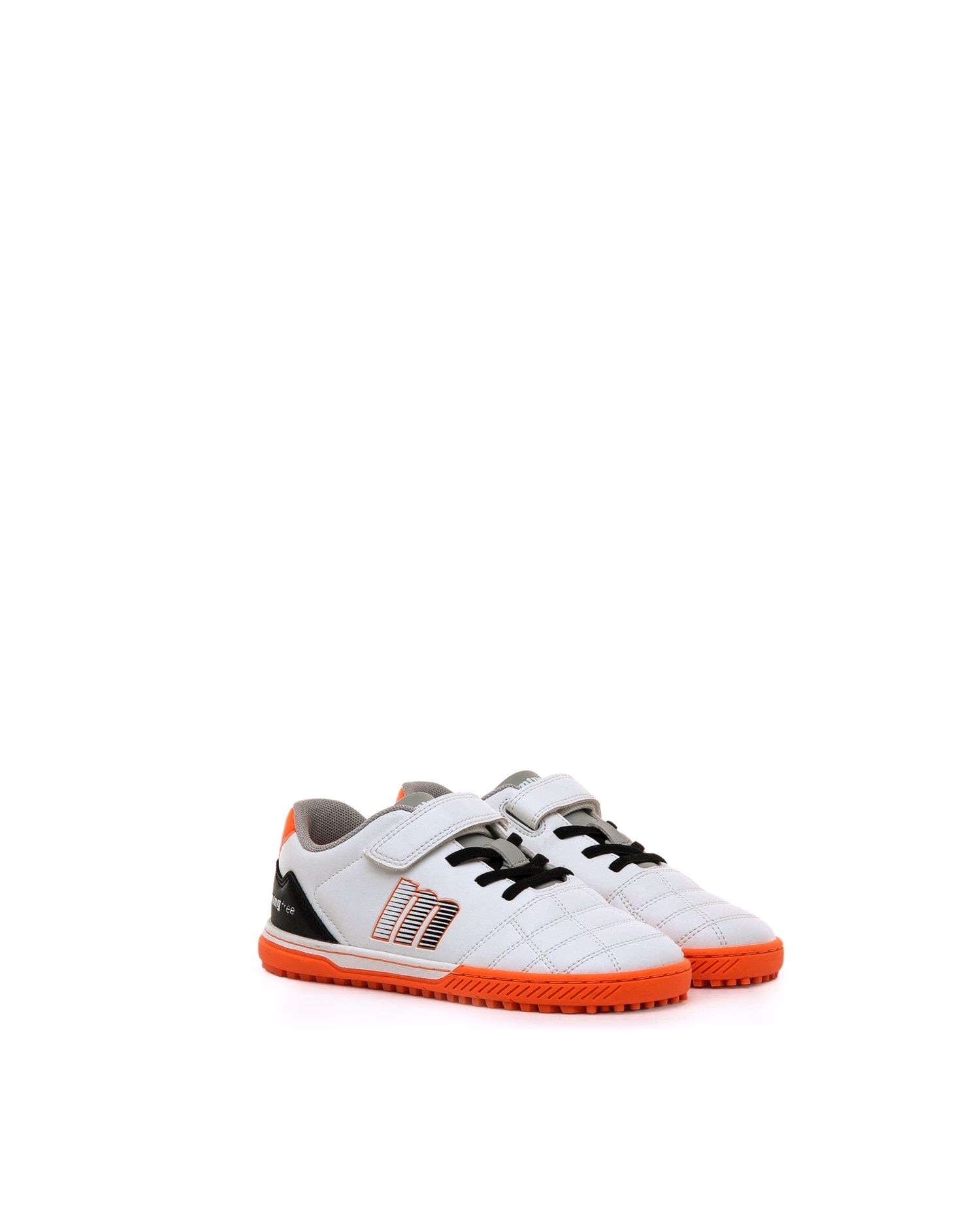 Zapatillas deportivas de niño estilo futbol con piso respetuoso - Mustang - Blanca Blanca-4
