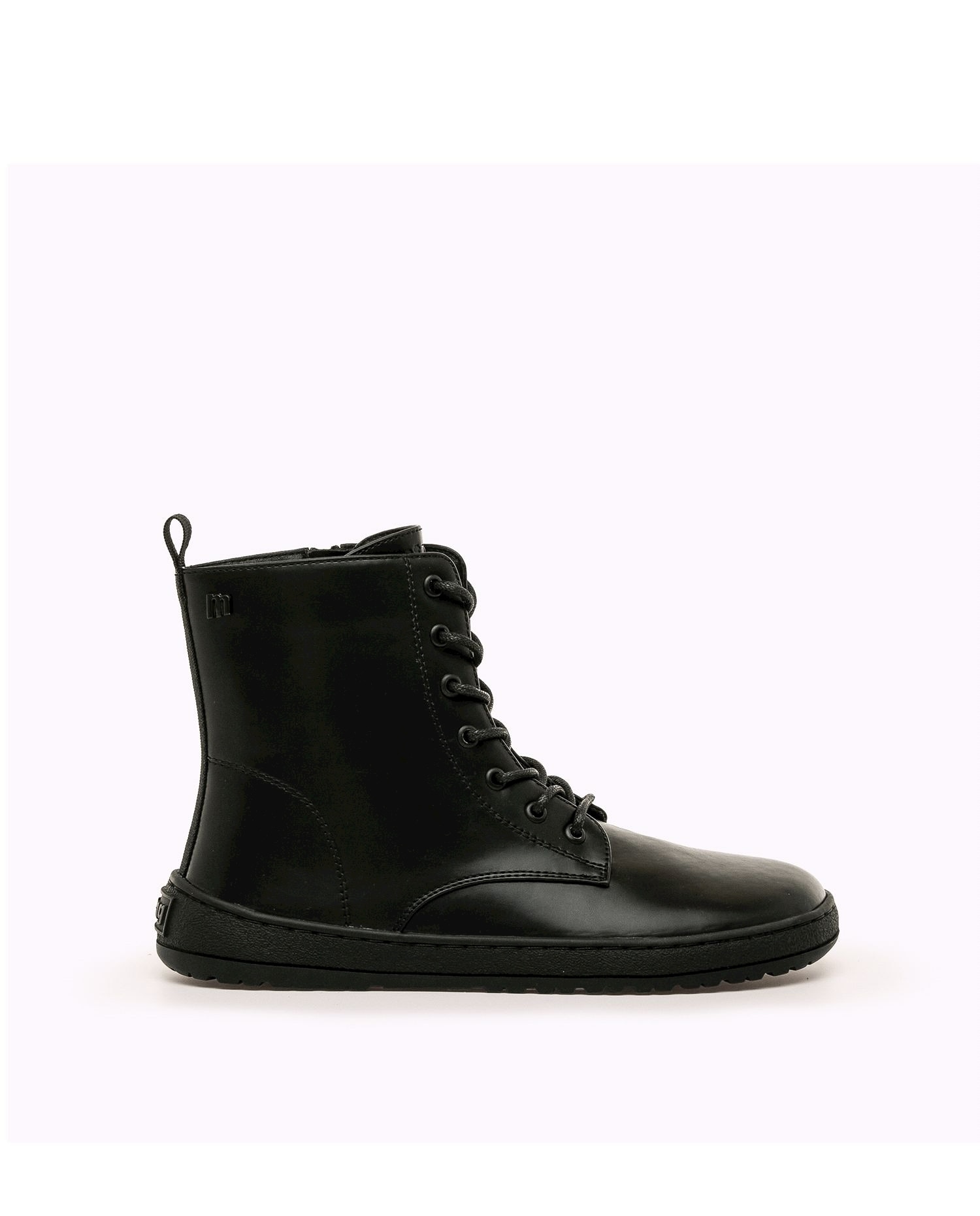 Botines confort de mujer con piso respetuoso y cremallera - Mustang - Negro mate Negro mate-1