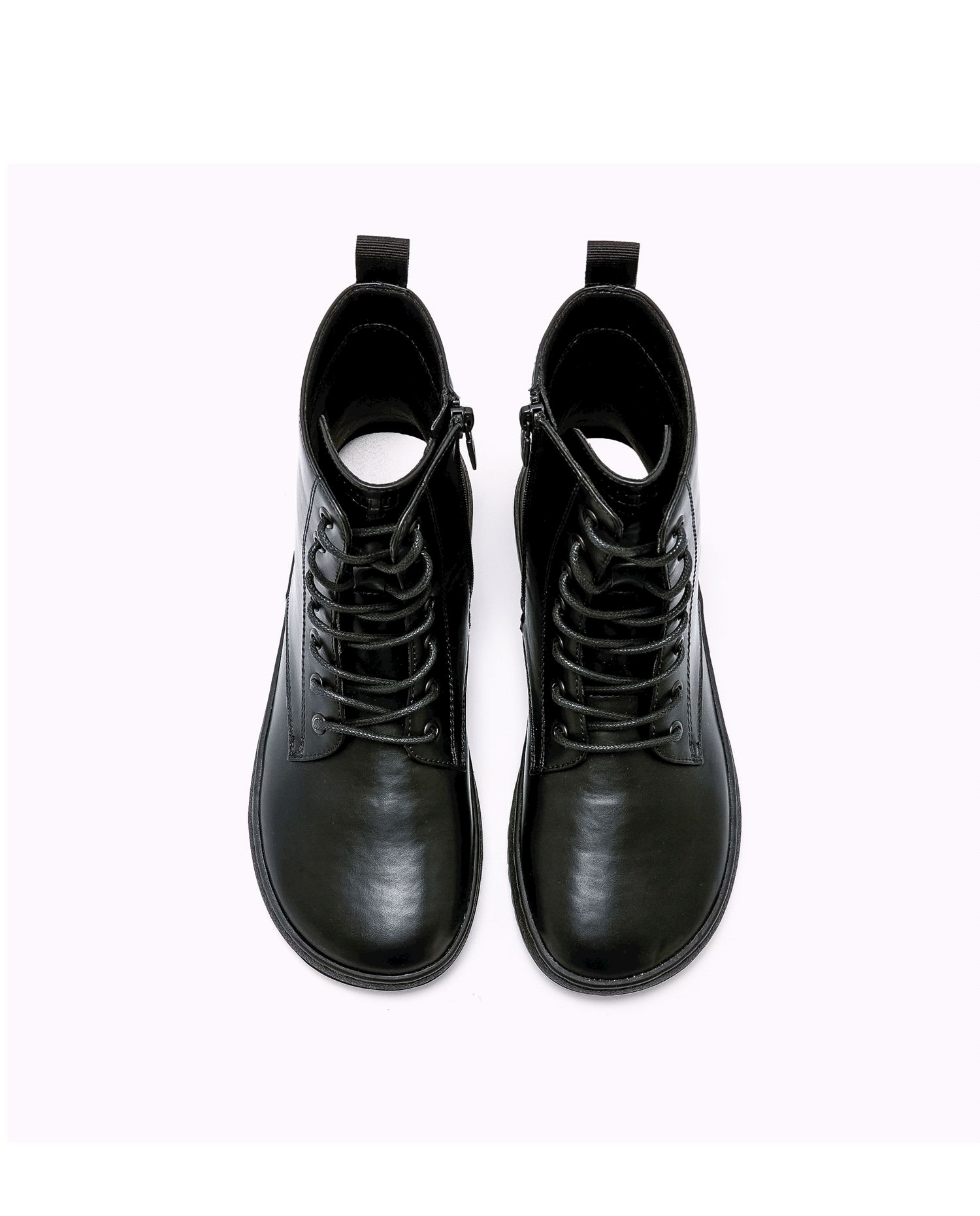 Botines confort de mujer con piso respetuoso y cremallera - Mustang - Negro mate Negro mate-3
