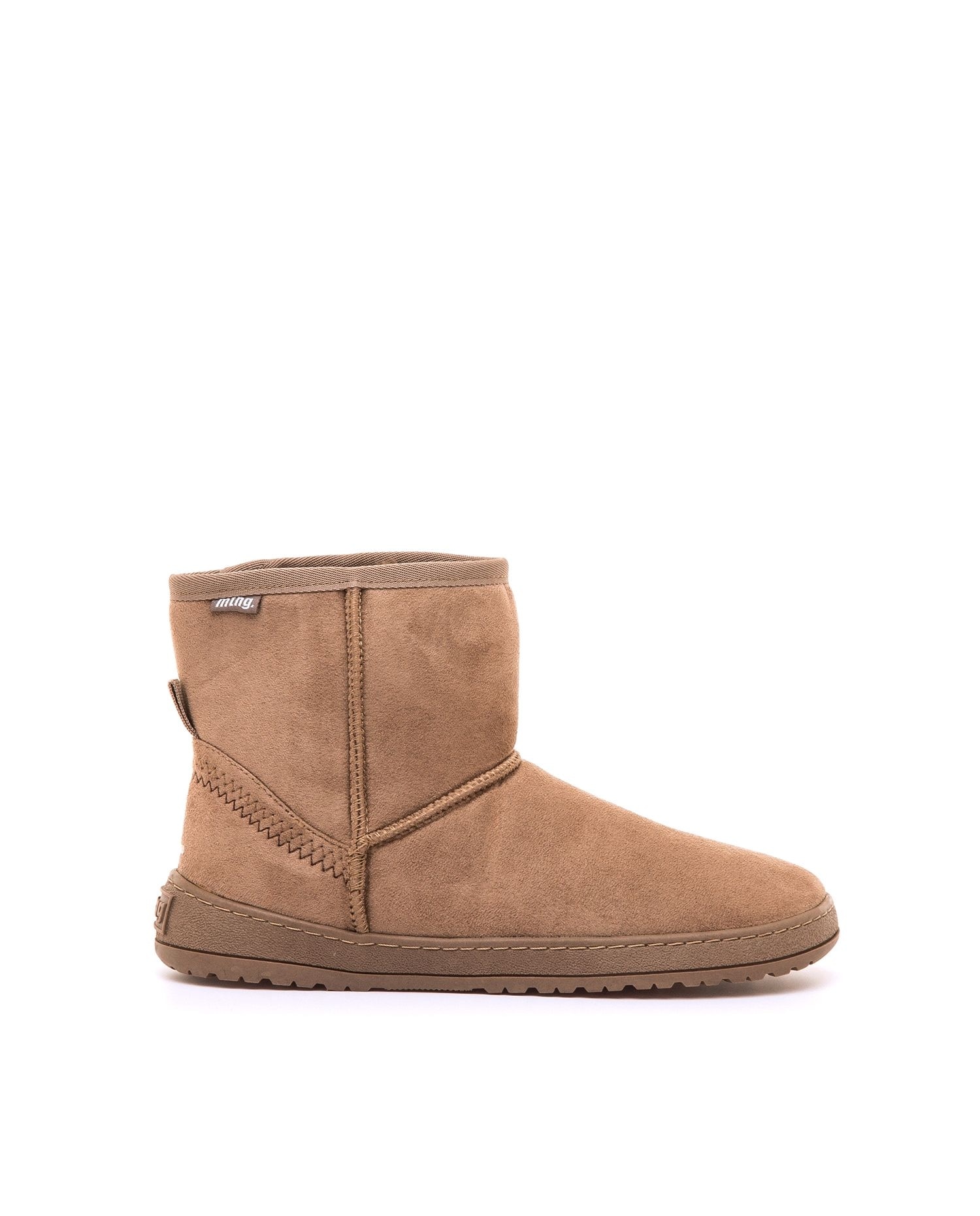 Botines confort para mujer con piso barefoot - Mustang - Canela Canela-1