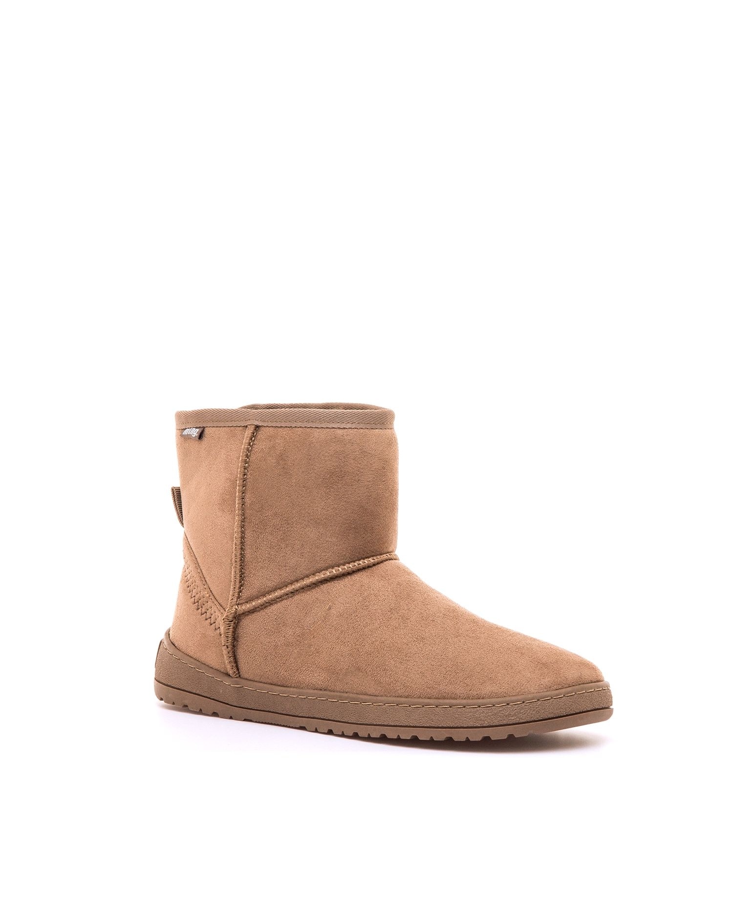 Botines confort para mujer con piso barefoot - Mustang - Canela Canela-3