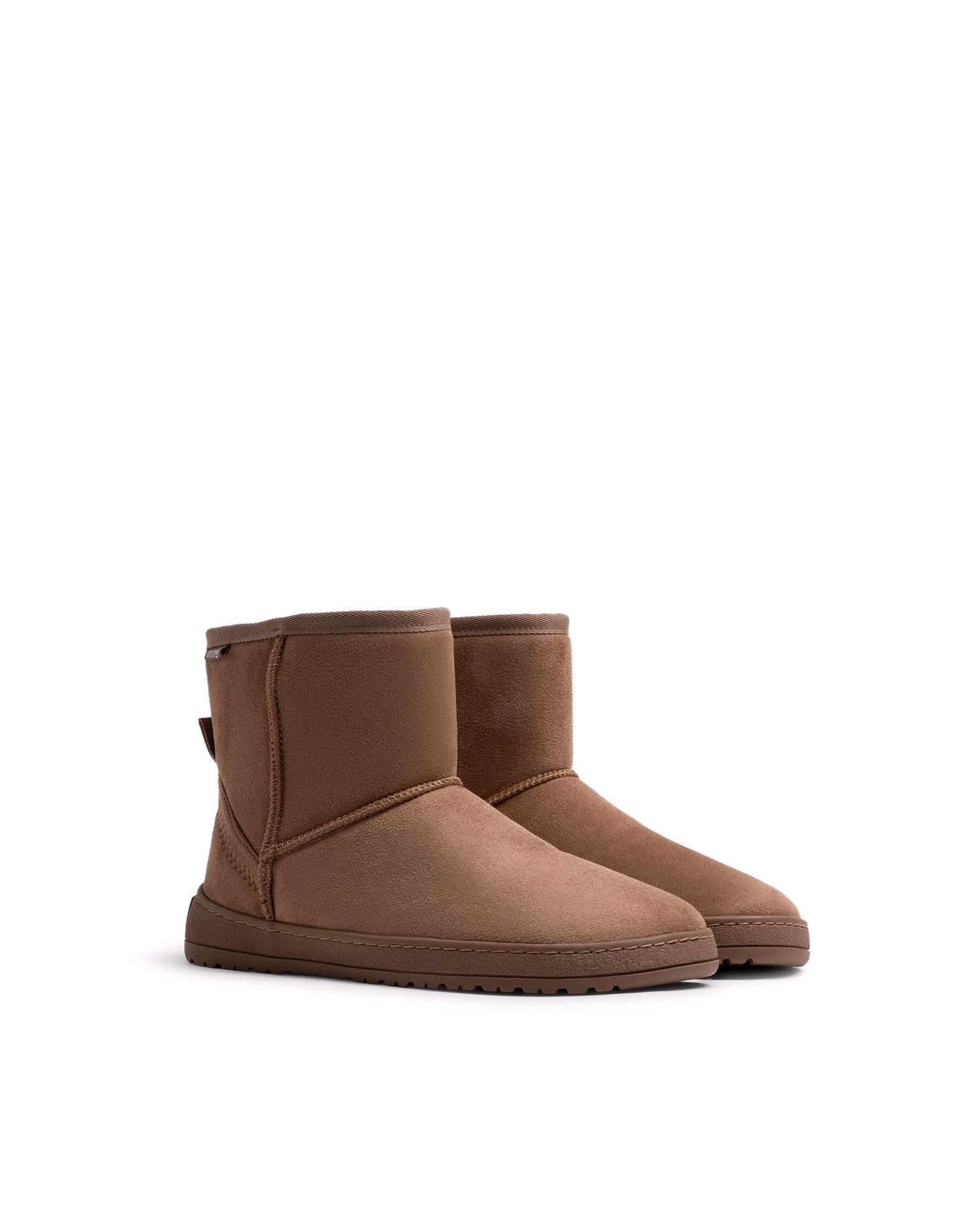 Botines confort para mujer con piso barefoot - Mustang - Canela Canela-4