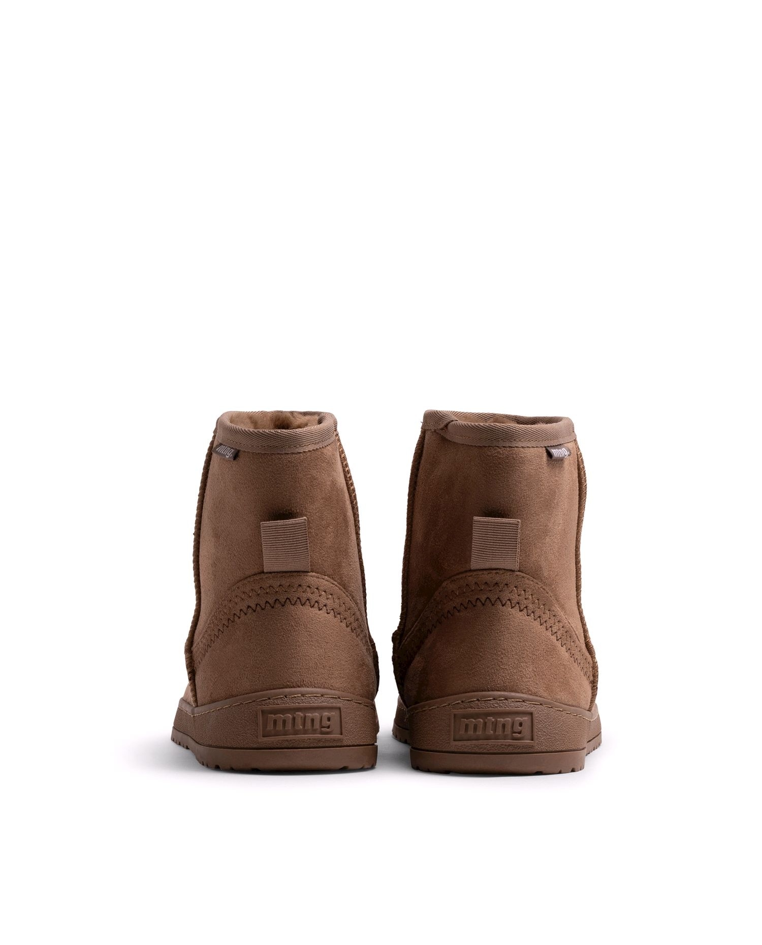 Botines confort para mujer con piso barefoot - Mustang - Canela Canela-5