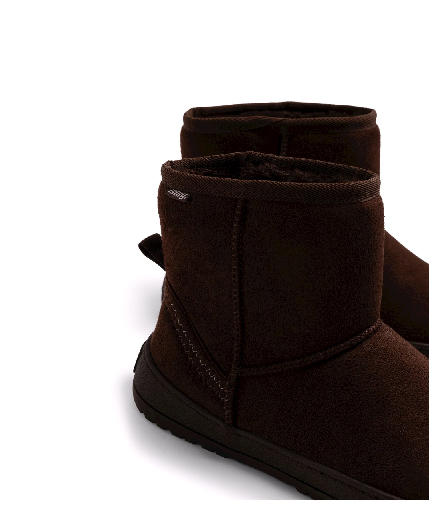 Botines confort para mujer con piso barefoot - Mustang - Marrón oscuro Marrón oscuro-6