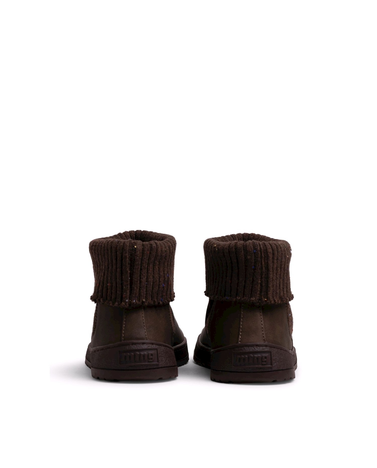 Botines confort para mujer con piso barefoot - Mustang - Marrón Marrón-5