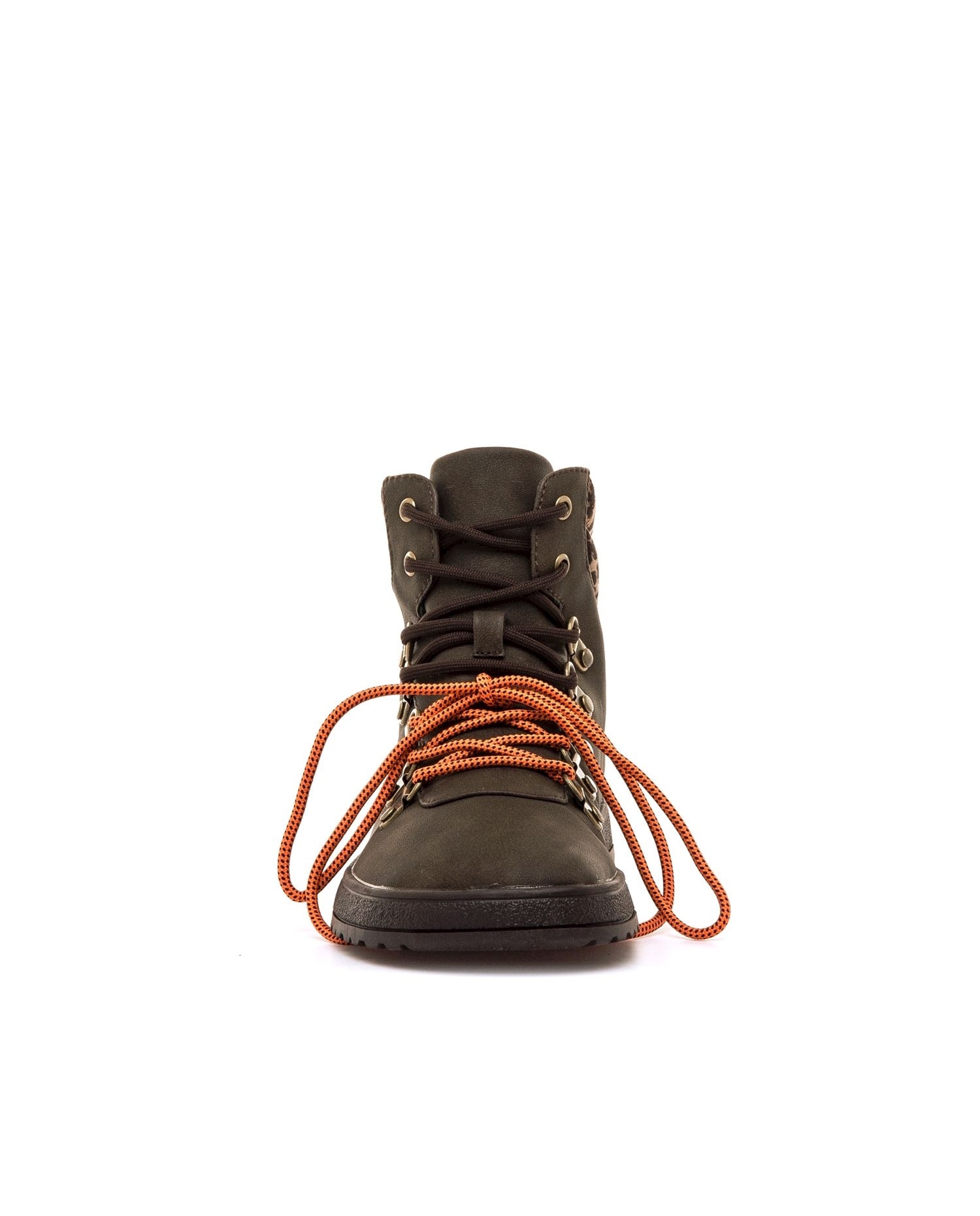Botines plano para mujer con piso barefoot - Mustang - Marrón oscuro Marrón oscuro-2