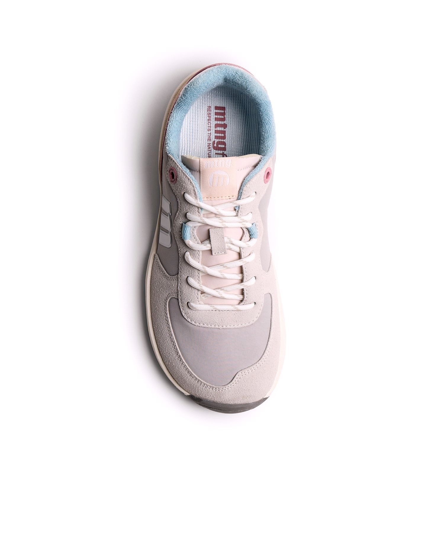 Imagen 3 de Zapatillas de piel para mujer line Free - Mustang - Gris sombra Gris sombra
