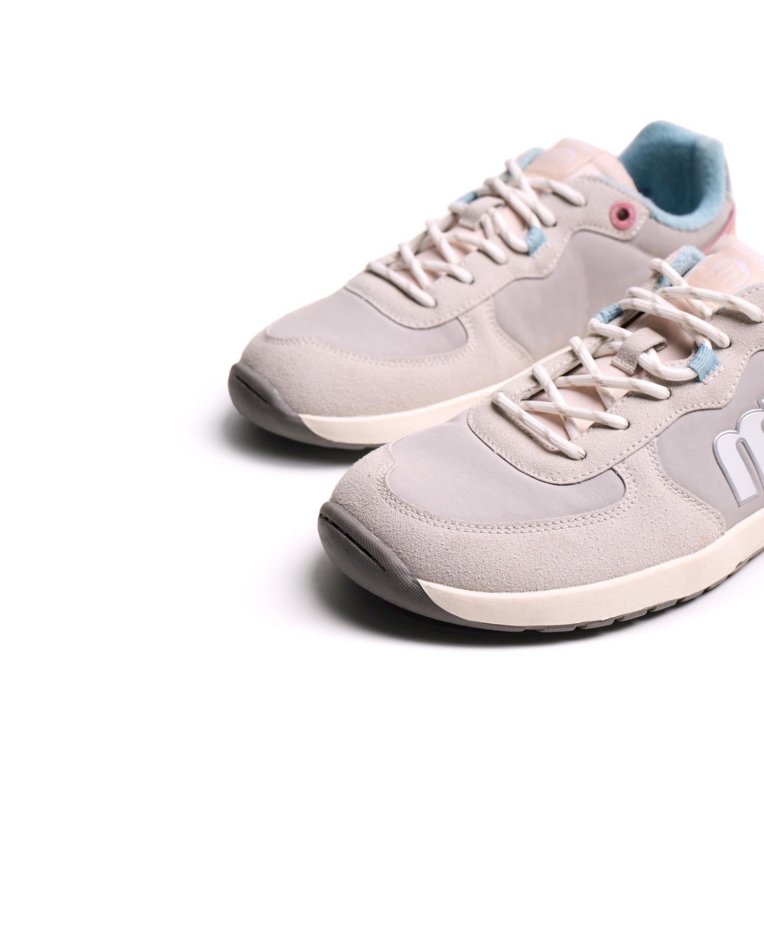 Imagen 6 de Zapatillas de piel para mujer line Free - Mustang - Gris sombra Gris sombra