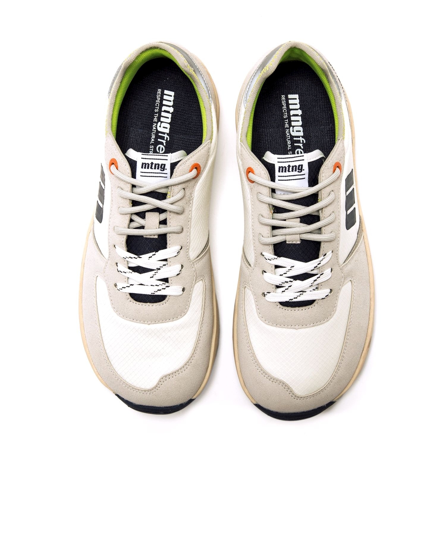 Imagen 3 de Zapatillas deportivas para hombre con piso barefoot - Mustang - Roble / Blanco / Azul Roble / Blanco / Azul