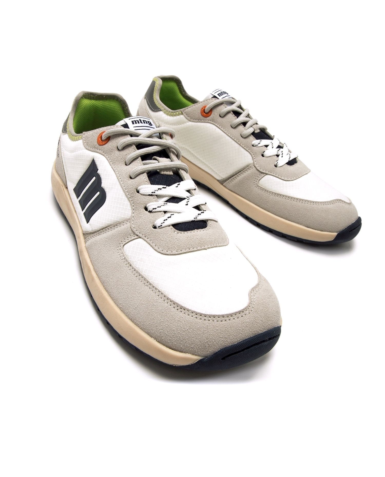 Imagen 6 de Zapatillas deportivas para hombre con piso barefoot - Mustang - Roble / Blanco / Azul Roble / Blanco / Azul