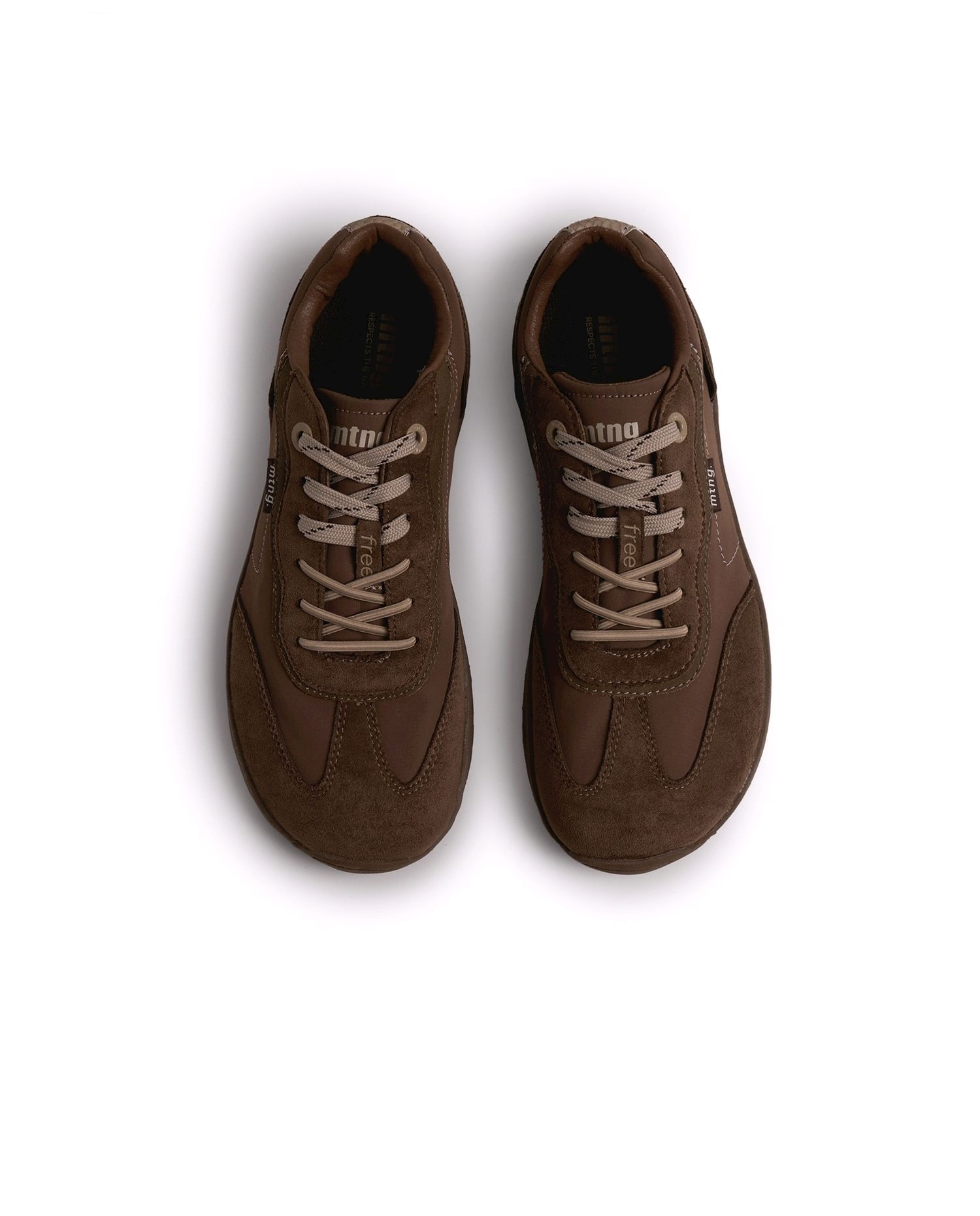 Zapatillas deportivas de mujer con piso barefoot - Mustang - Marrón Marrón-3