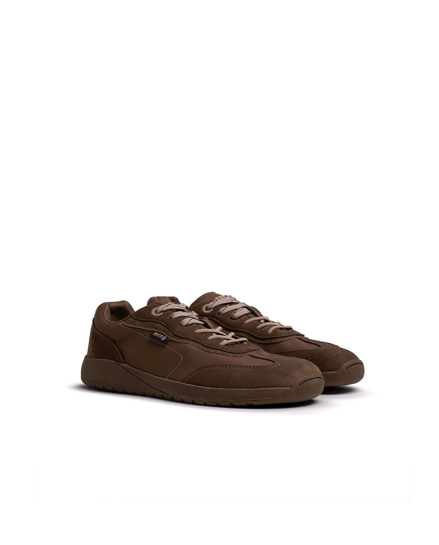 Zapatillas deportivas de mujer con piso barefoot - Mustang - Marrón Marrón-4