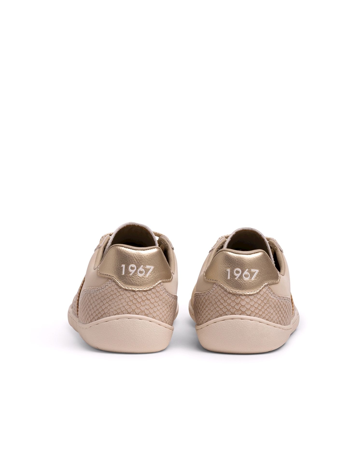 Imagen 5 de Zapatillas barefoot - Mustang - Beige / Blanco Beige / Blanco