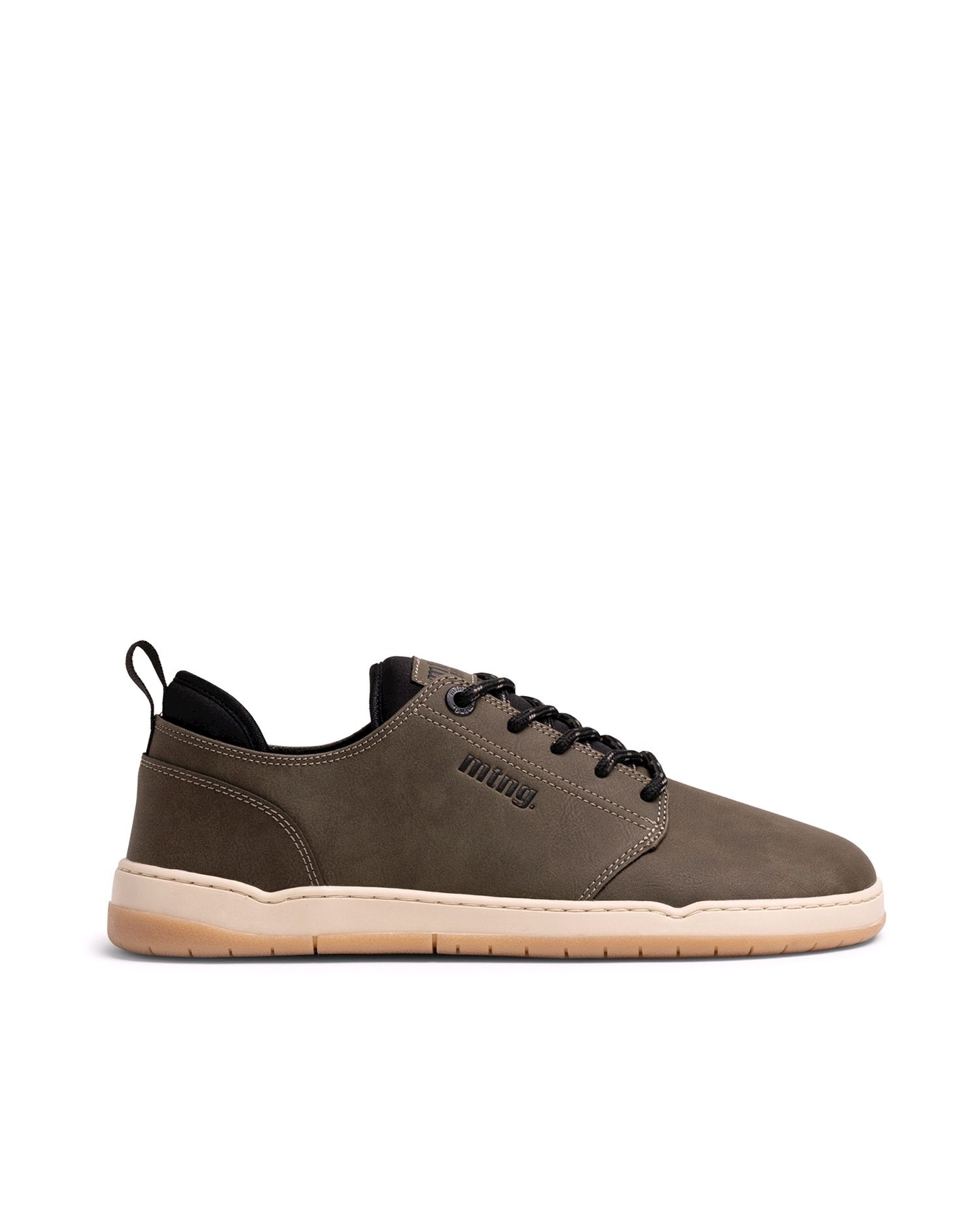 Zapatillas barefoot de hombre con cordones - Mustang - Verde militar Verde militar-1