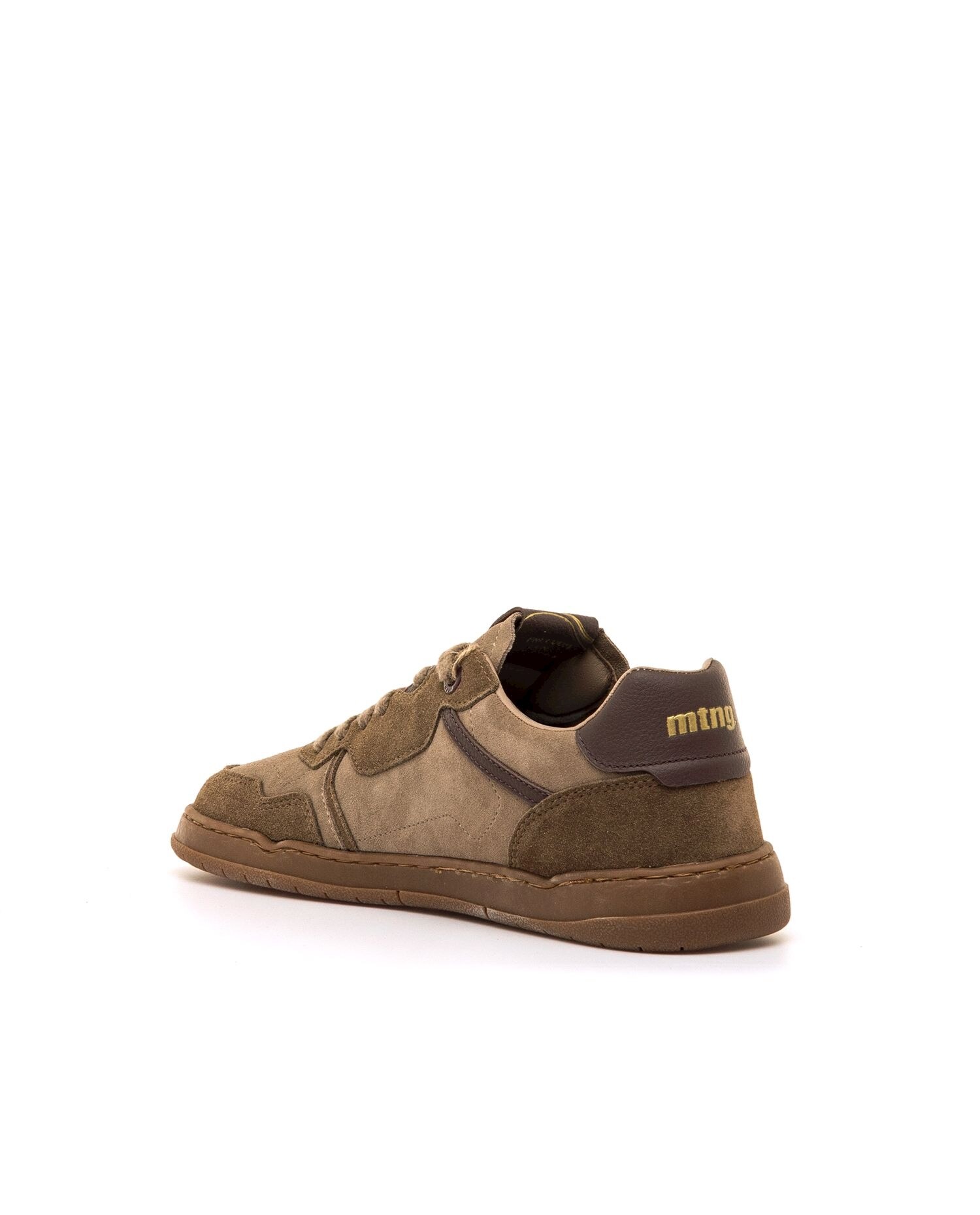 Zapatillas deportivas de hombre en piel con piso respetuoso - Mustang - Marrón chocolate Marrón chocolate-4