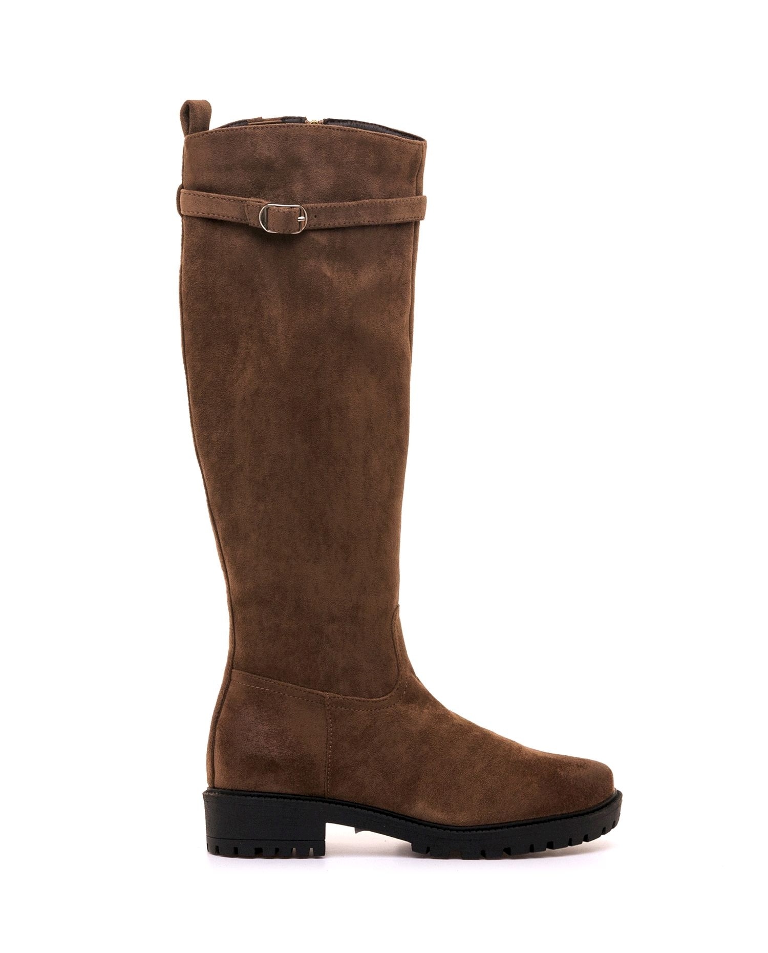 Botas de montar para mujer con hebilla ajustable - Mustang - Marrón Marrón-1