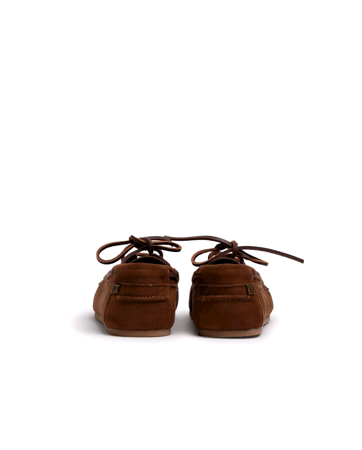 Zapatos de cordones de mujer en piel estilo náutico - Mustang - Camel Camel-2