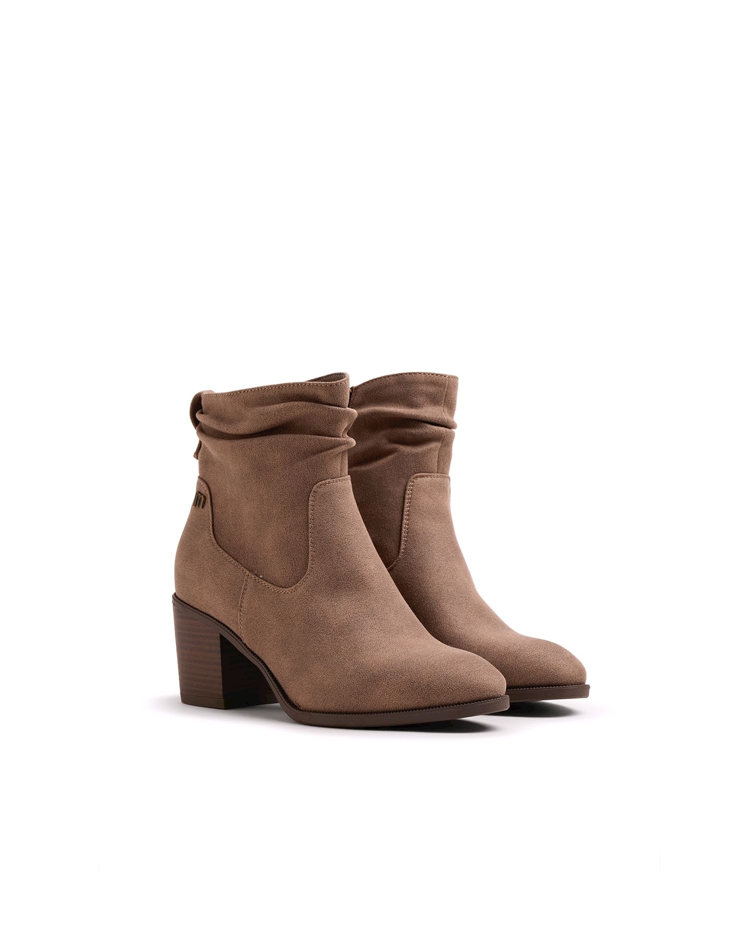 Imagen 5 de Botines básicos para mujer con caña arrugada - Topo Topo