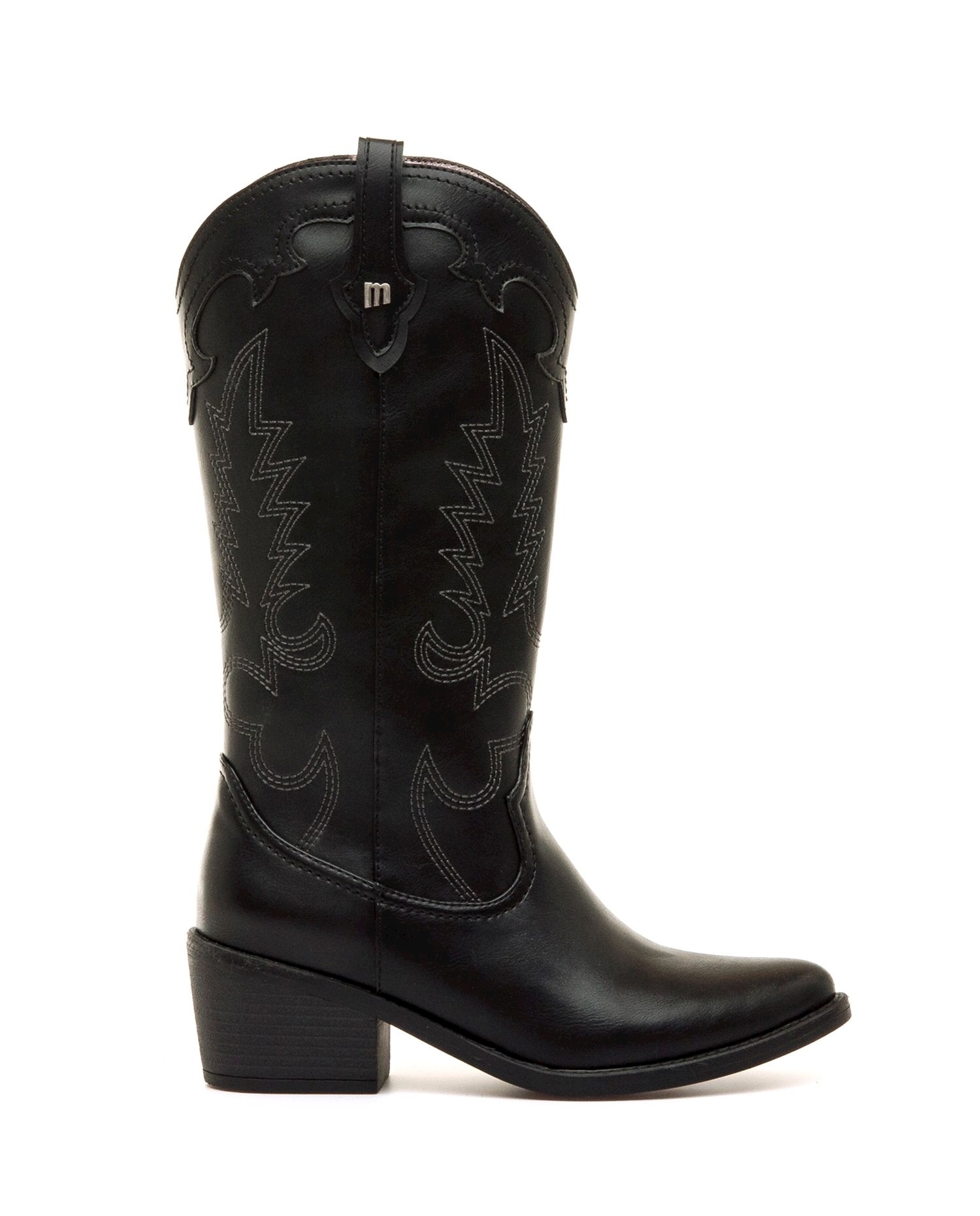 Bota cowboy TANUBIS - Mustang - Negro Negro-1