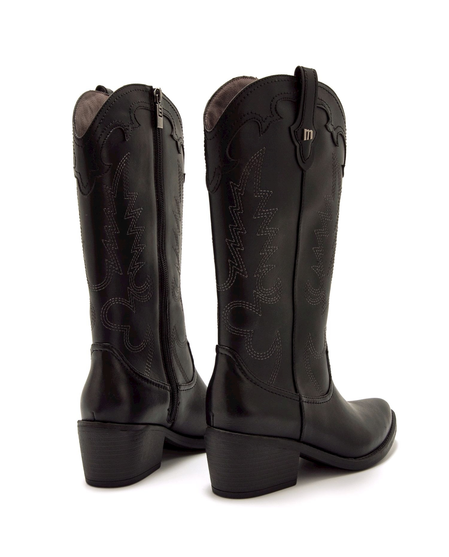 Bota cowboy TANUBIS - Mustang - Negro Negro-4