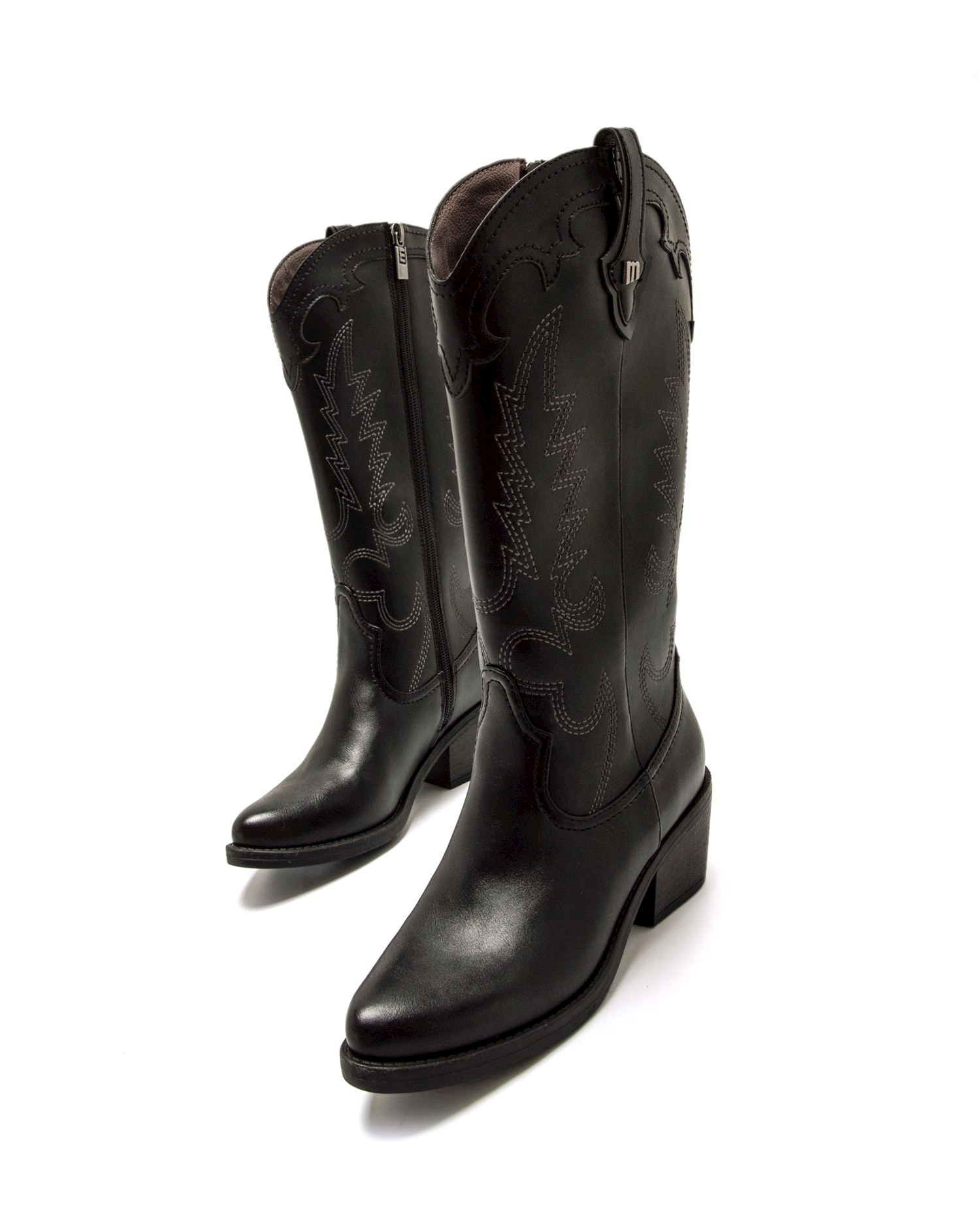 Bota cowboy TANUBIS - Mustang - Negro Negro-2