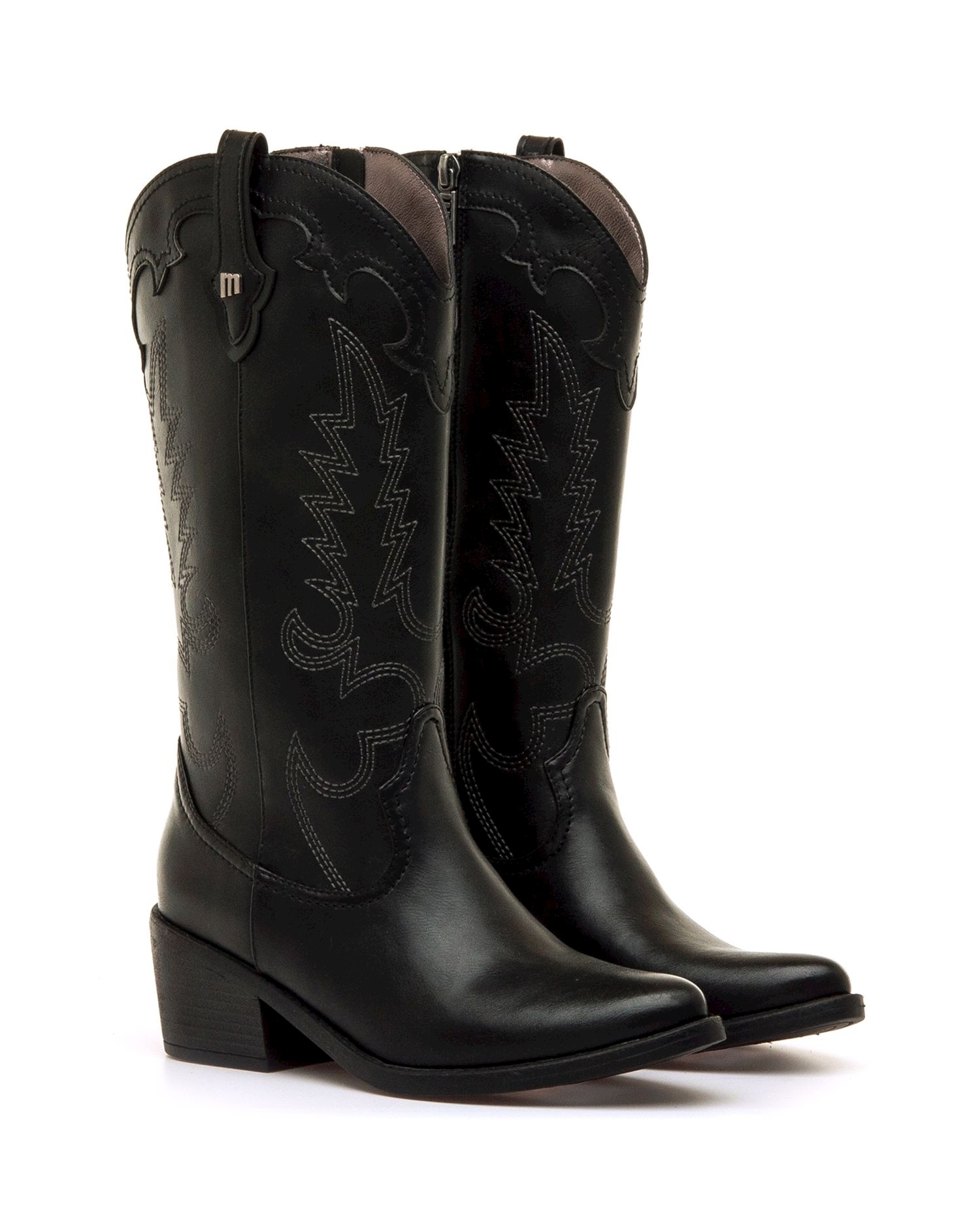 Bota cowboy TANUBIS - Mustang - Negro Negro-3