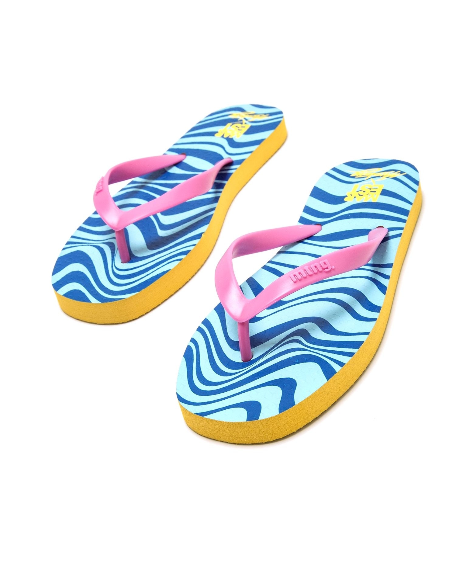 Chanclas de dedo de mujer con piso estampado - Mustang - Rosa Rosa-4