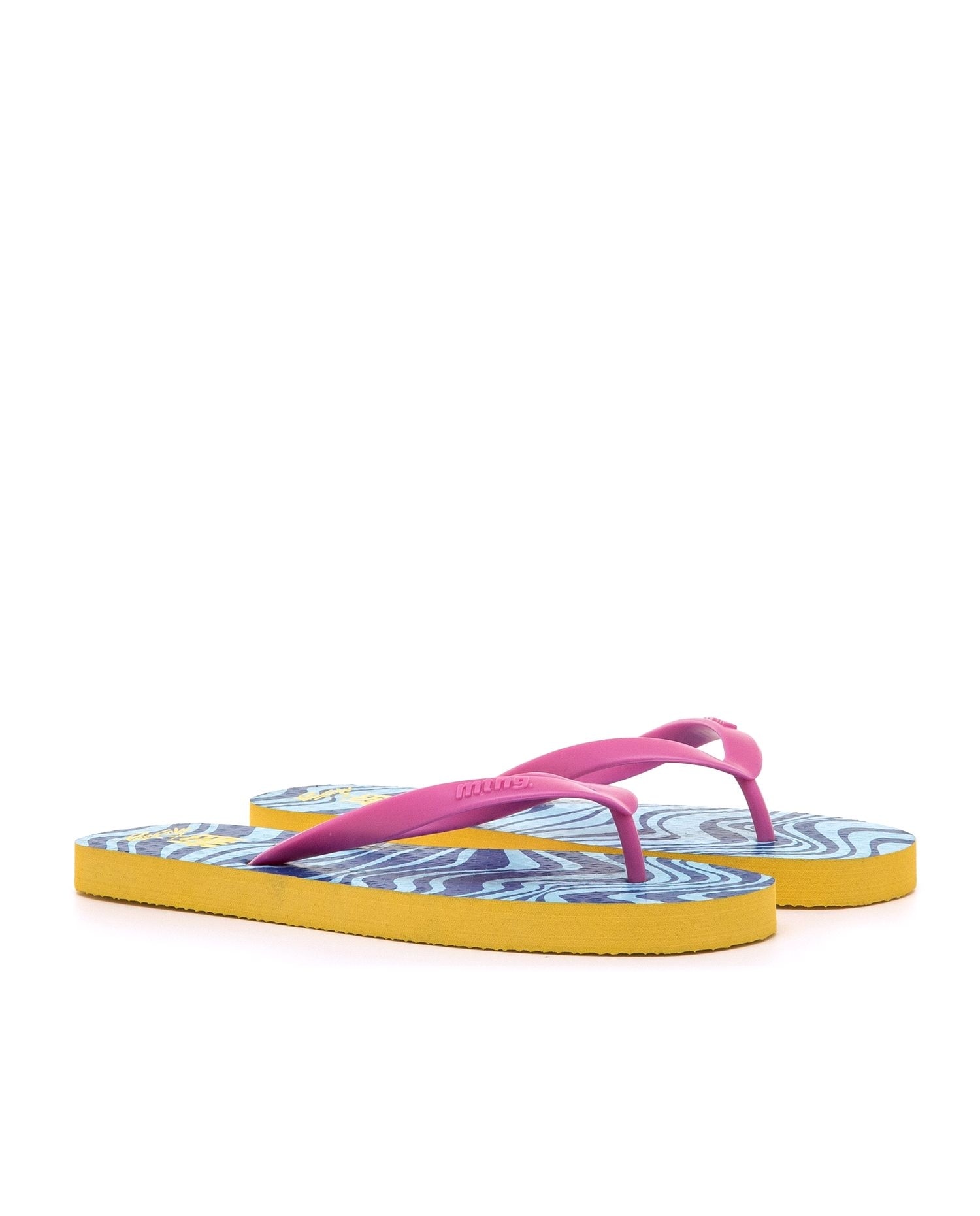 Chanclas de dedo de mujer con piso estampado - Mustang - Rosa Rosa-5