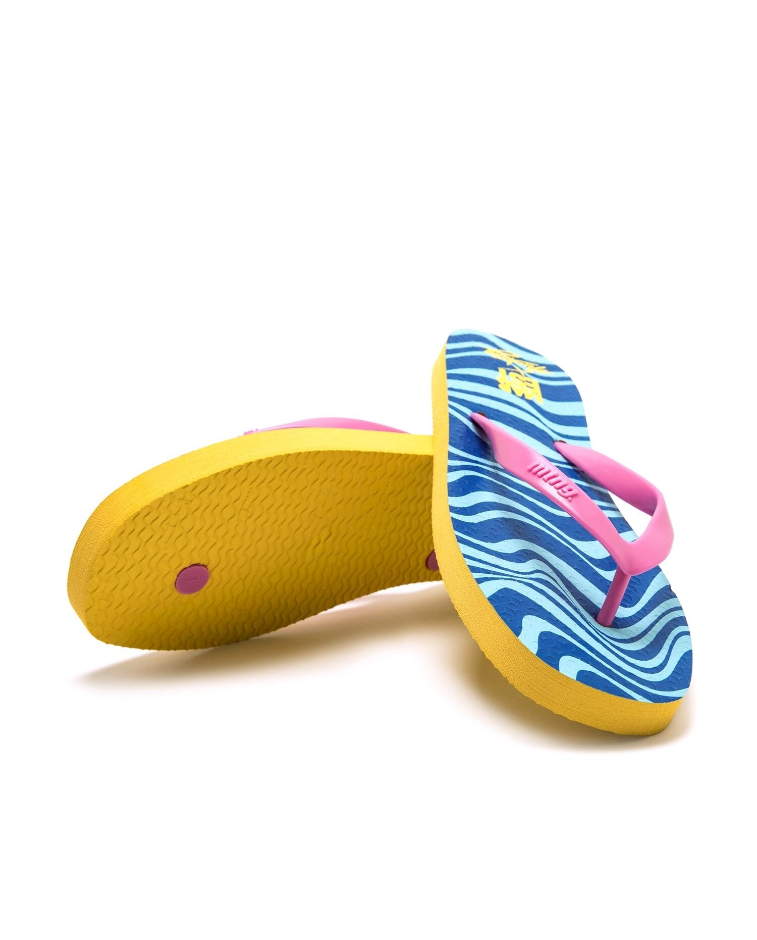 Chanclas de dedo de mujer con piso estampado - Mustang - Rosa Rosa-6