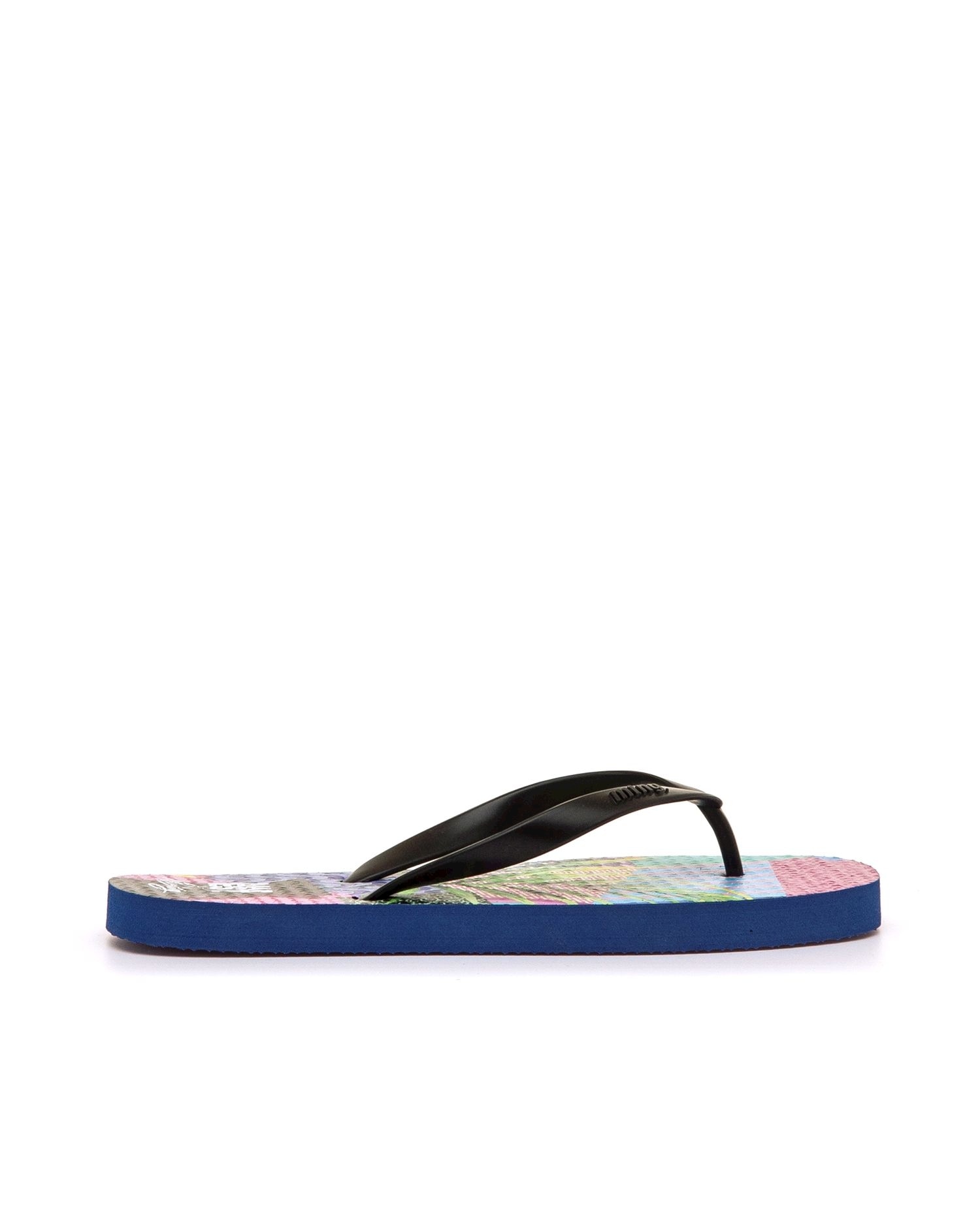 Chanclas de dedo de mujer con piso estampado - Mustang - Negro Negro-1