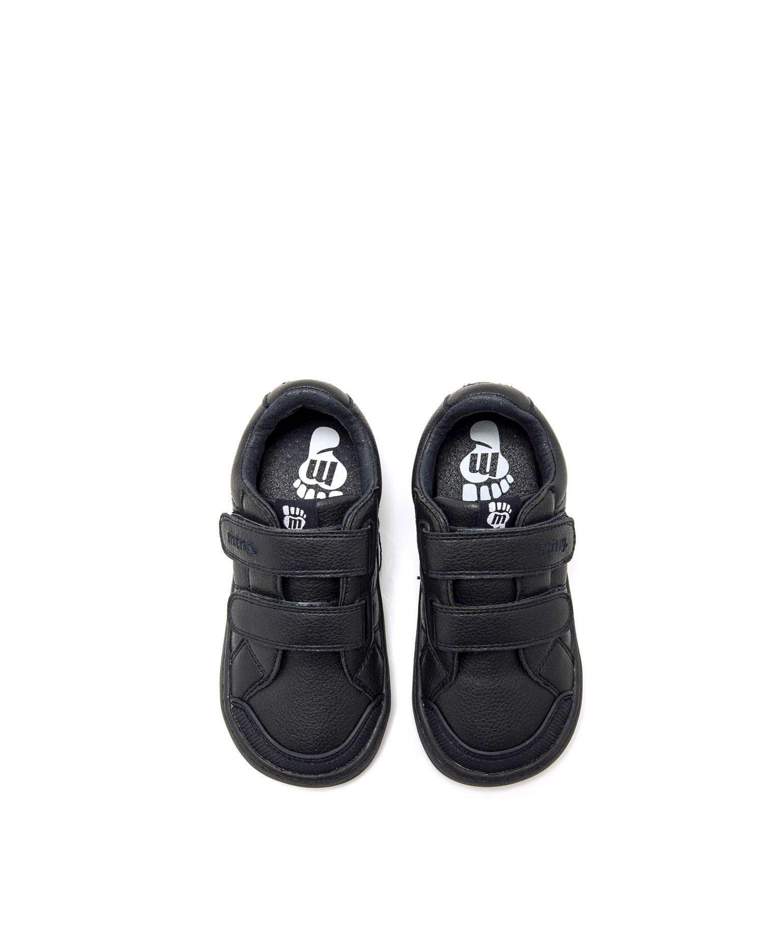 Zapatilla deportiva de niños estilo colegial con piso barefoot - Mustang - Azul Azul-2