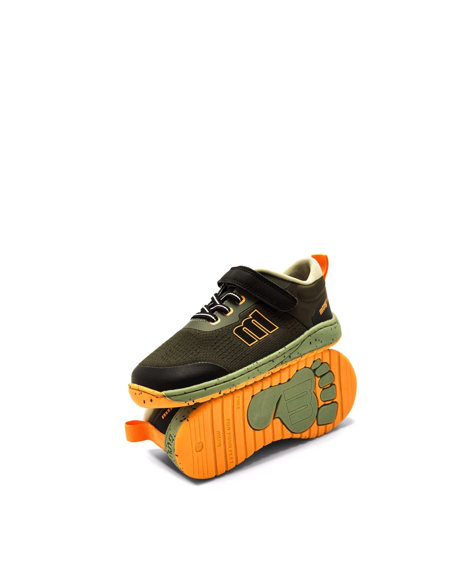 Imagen 6 de Zapatillas deportivas para niños con piso barefoot - Mustang - Verde Verde