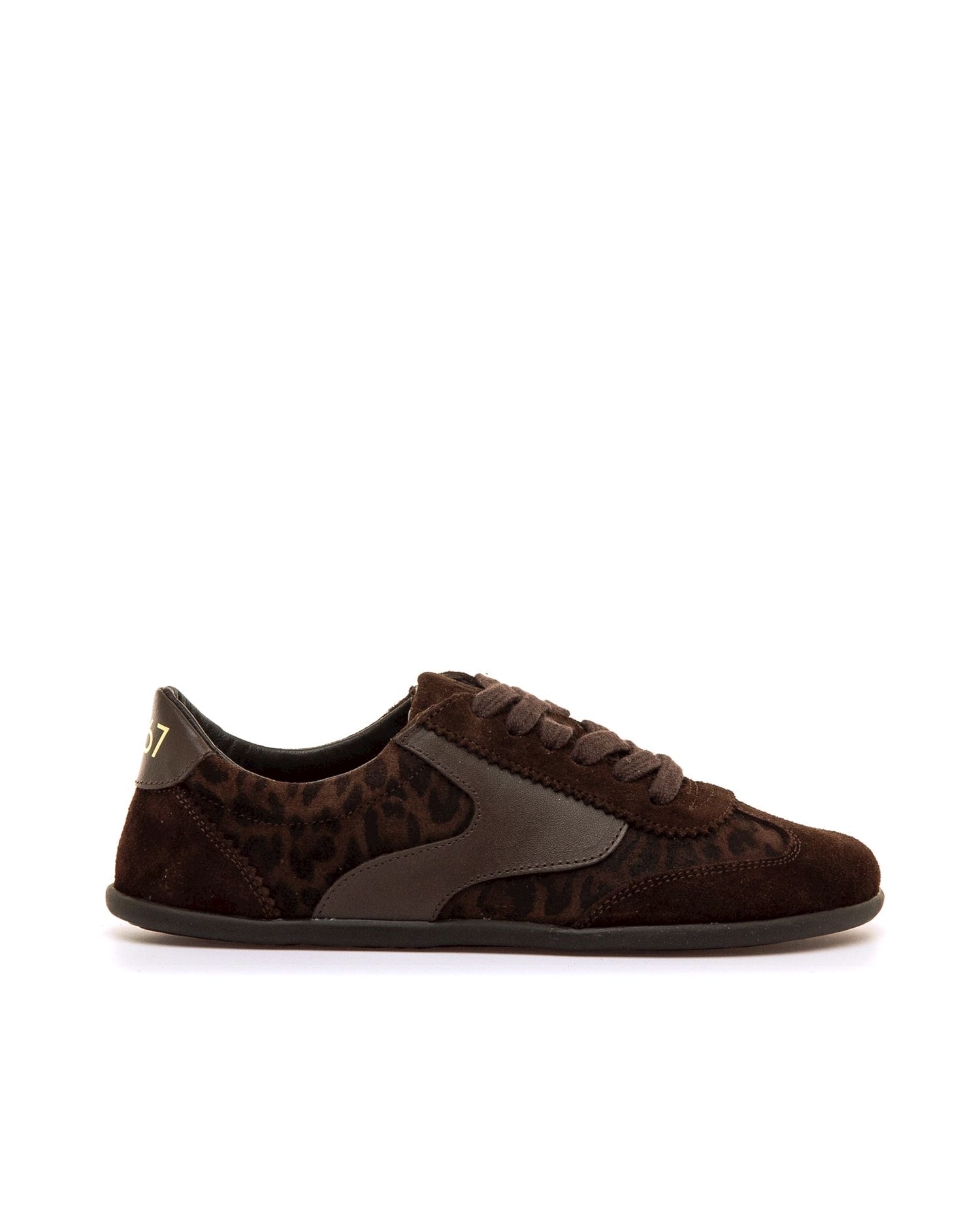 Zapatos cómodos para mujer con piso barefoot estilo bamba - Mustang - Marrón oscuro Marrón oscuro-1