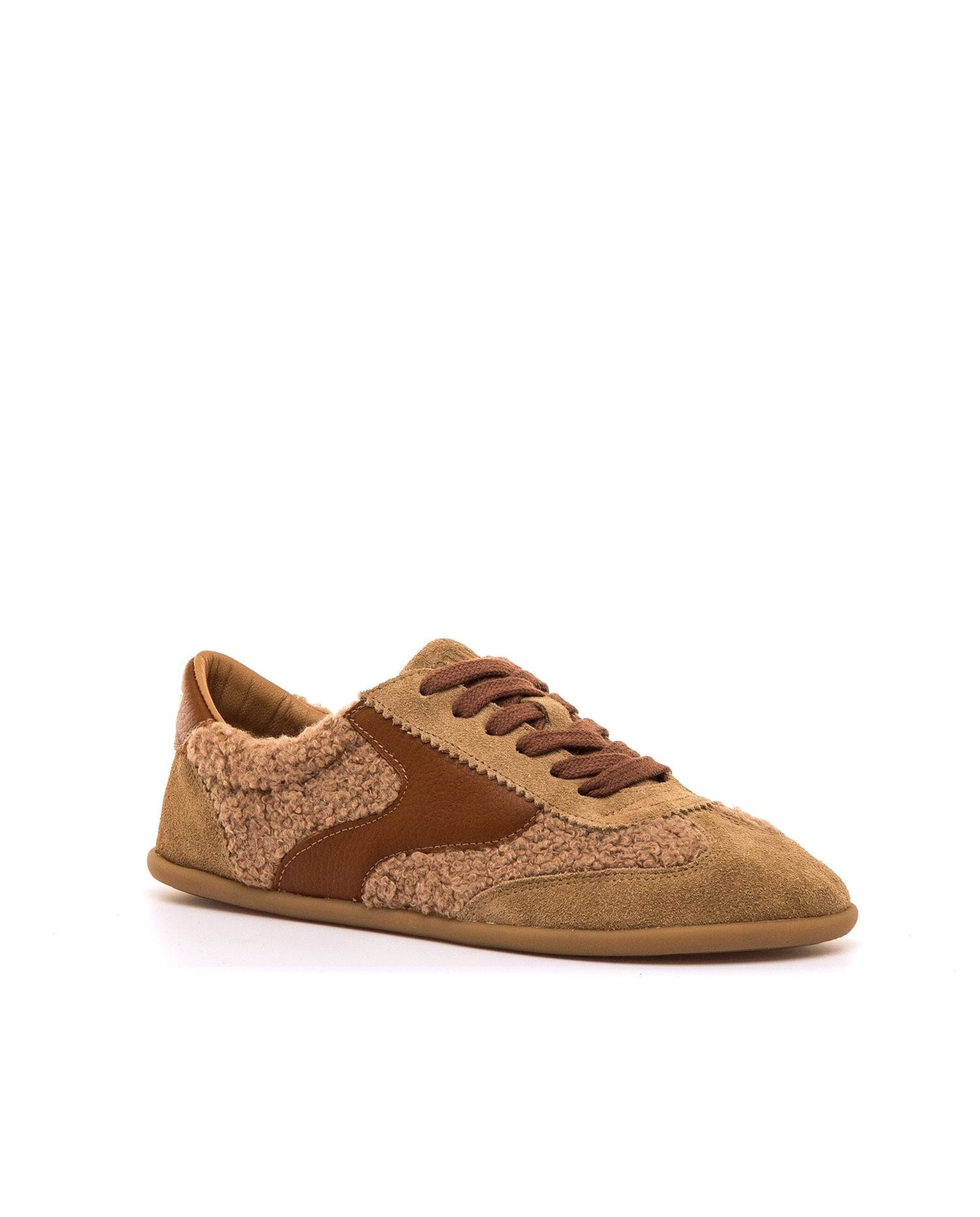 Zapatos cómodos para mujer con piso barefoot estilo bamba - Mustang - Camel Camel-2