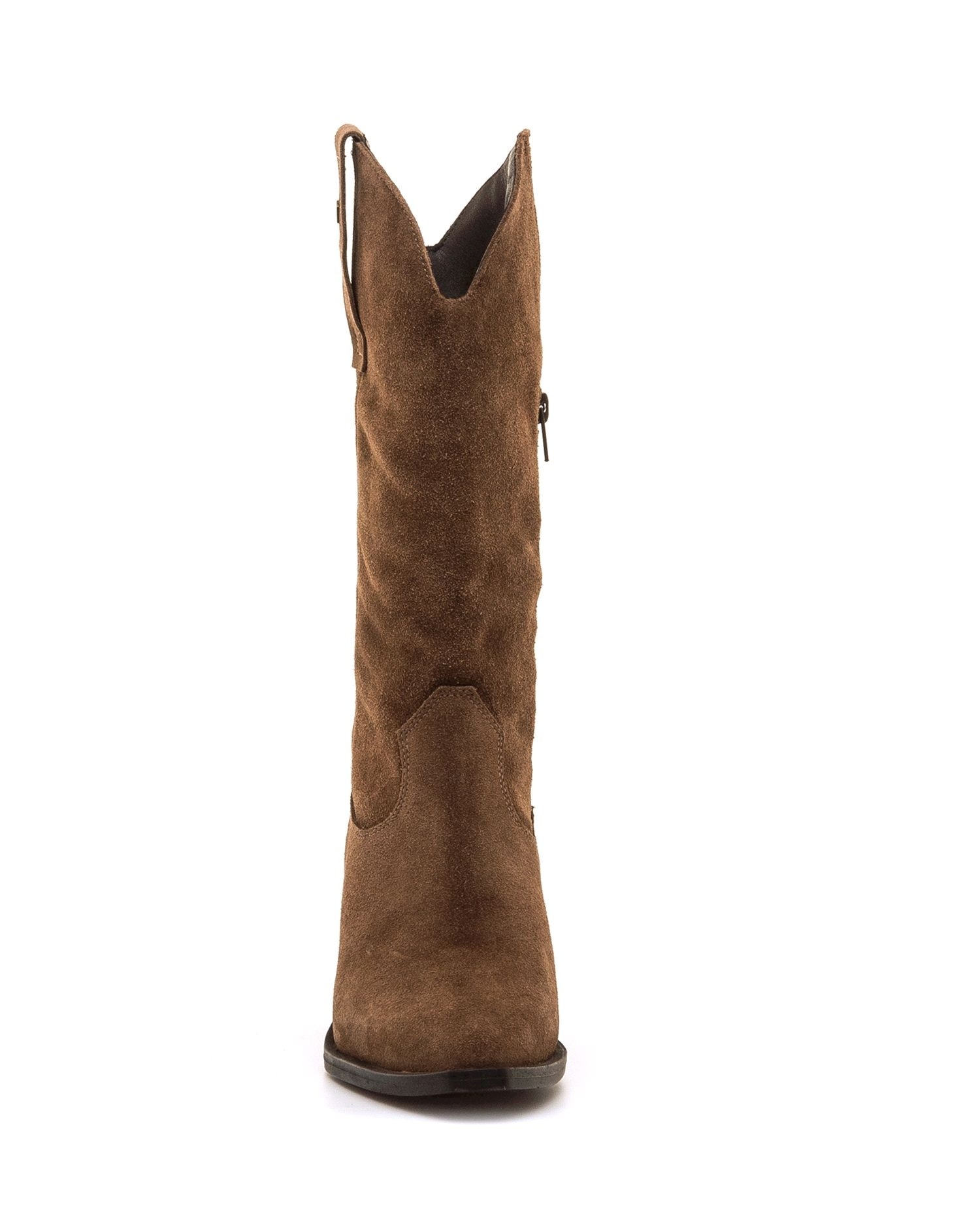 Botas de estilo cowboy para mujer en piel - Mustang - Marrón Marrón-3