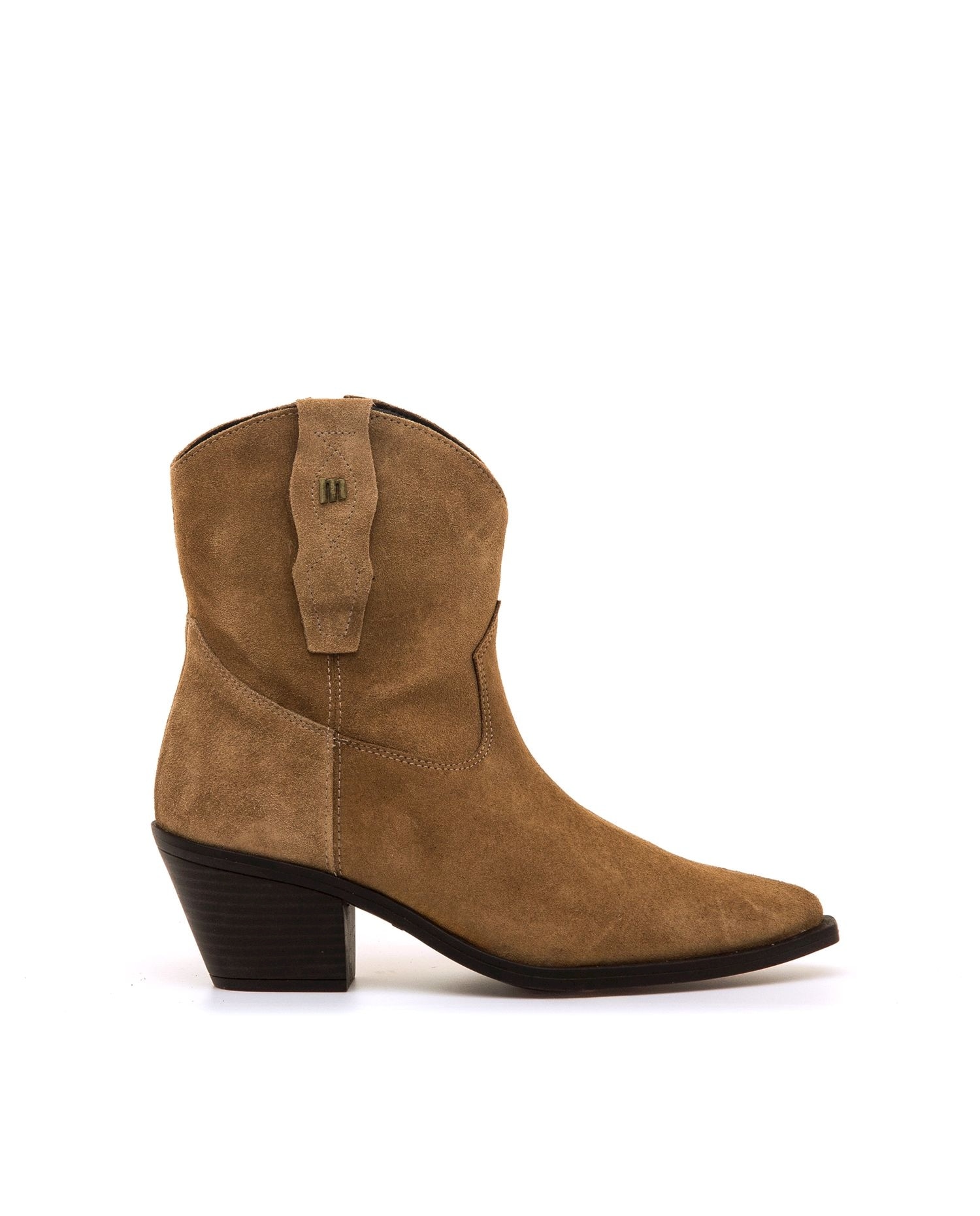 Botines estilo cowboy para mujer en piel - Mustang - Arena Arena-1