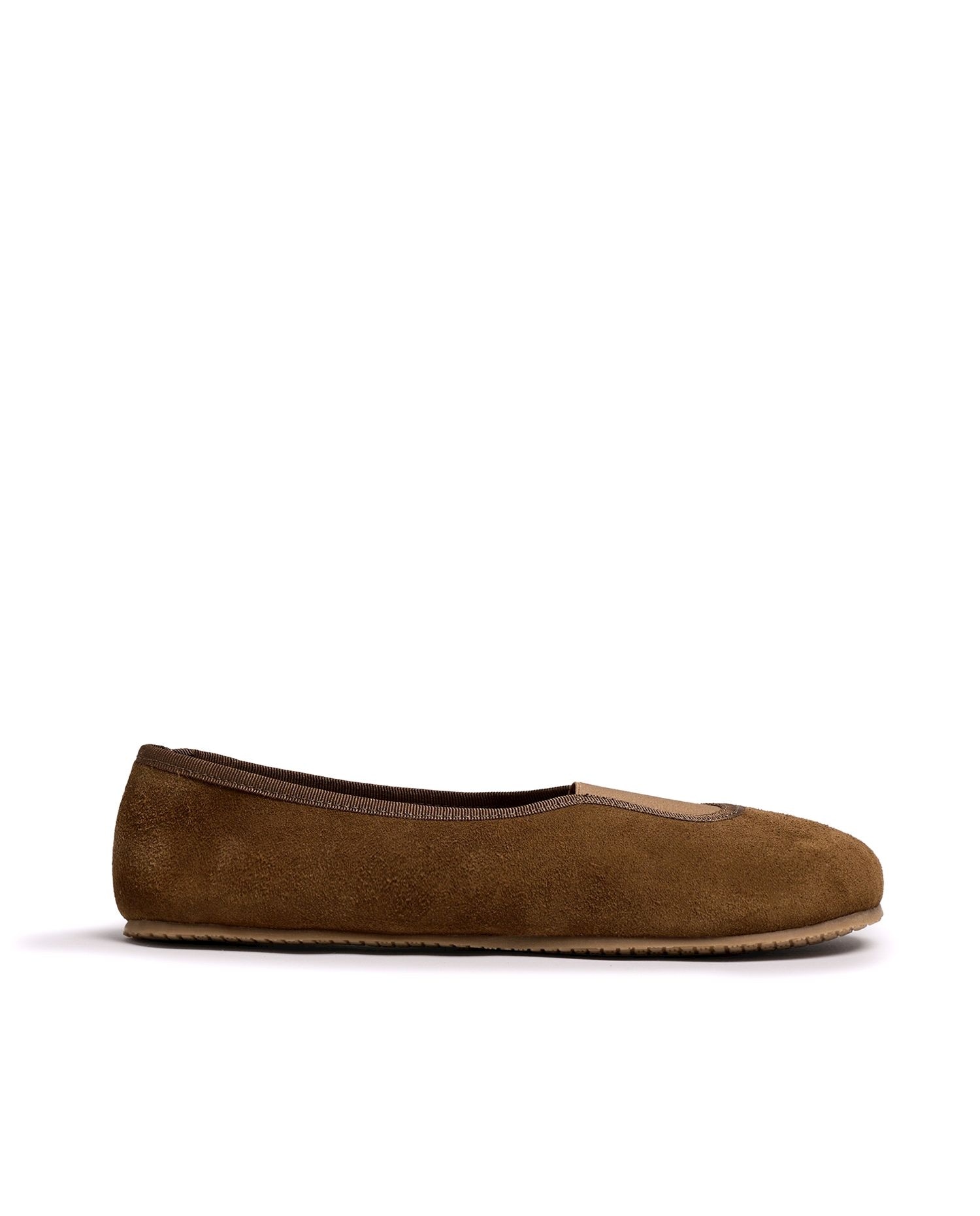 Zapatos planos estilo merceditas de mujer en piel con piso barefoot - Mustang - Marrón Marrón-1