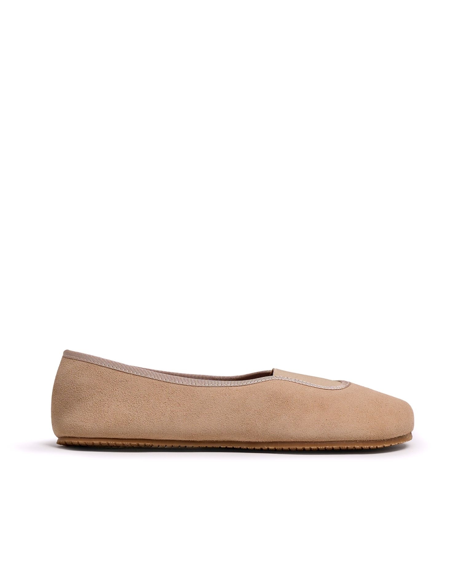 Zapatos planos estilo merceditas de mujer en piel con piso barefoot - Mustang - Natural Natural-1
