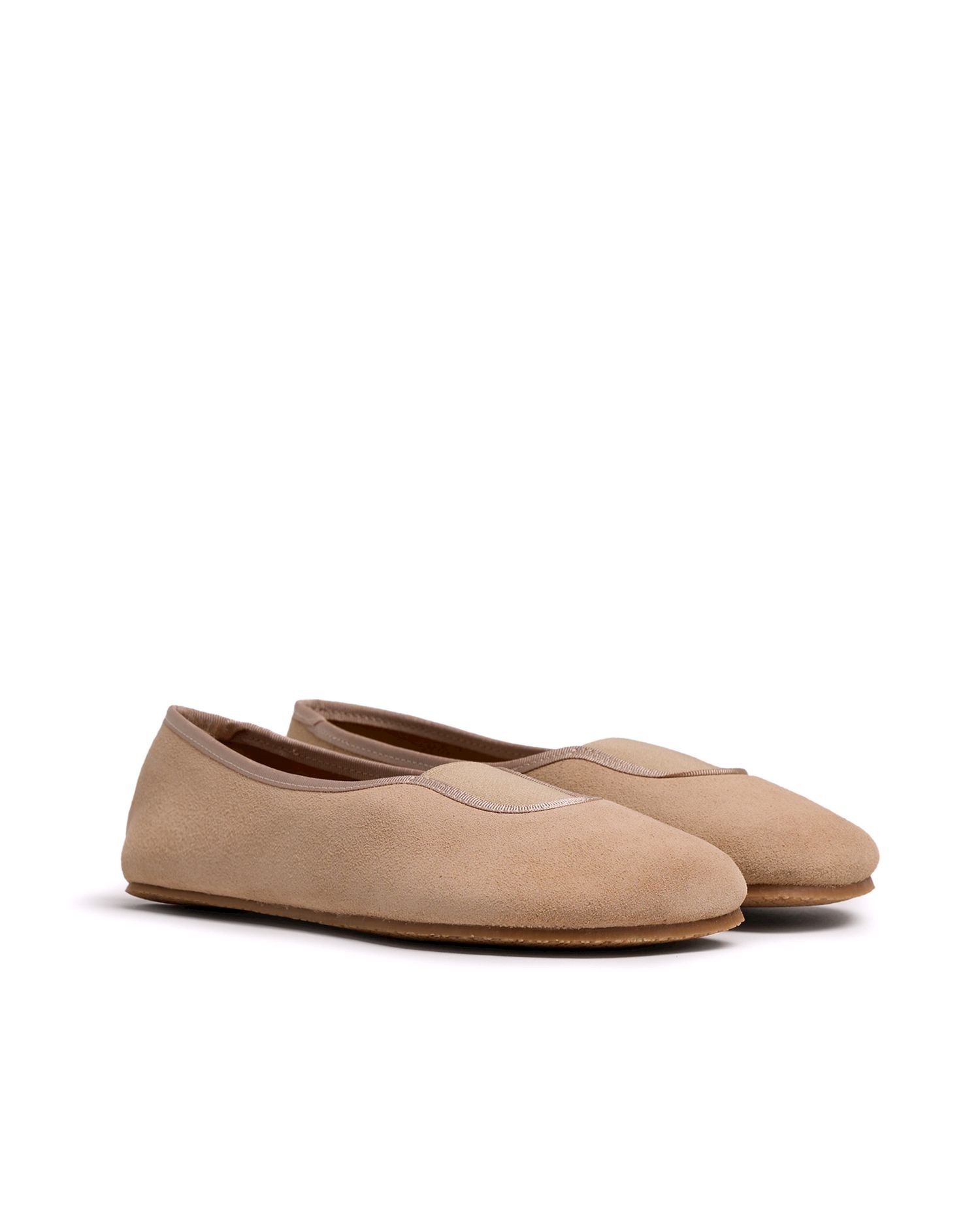 Zapatos planos estilo merceditas de mujer en piel con piso barefoot - Mustang - Natural Natural-5