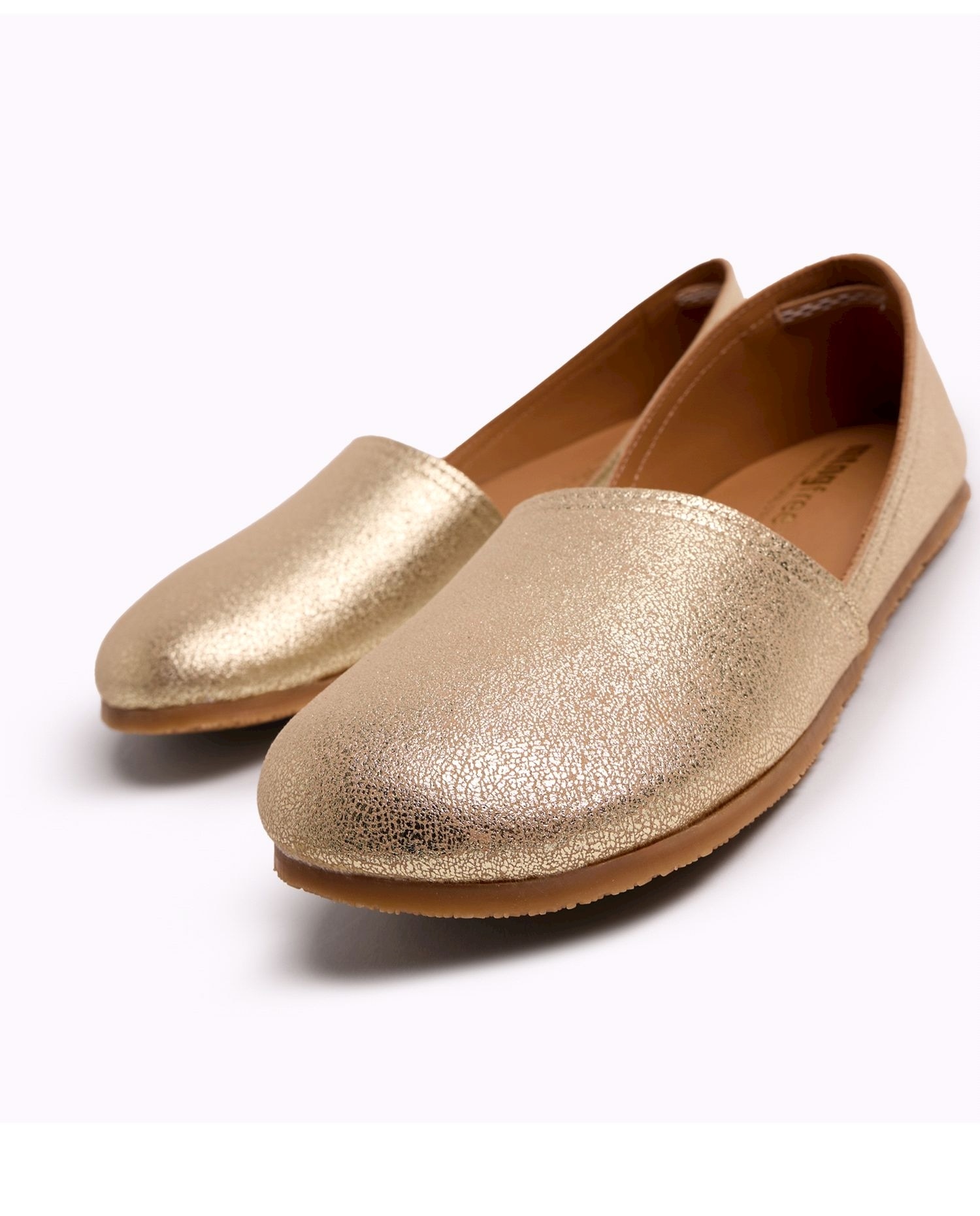 Zapatos planos de mujer con piso barefoot - Mustang - Oro Oro-6