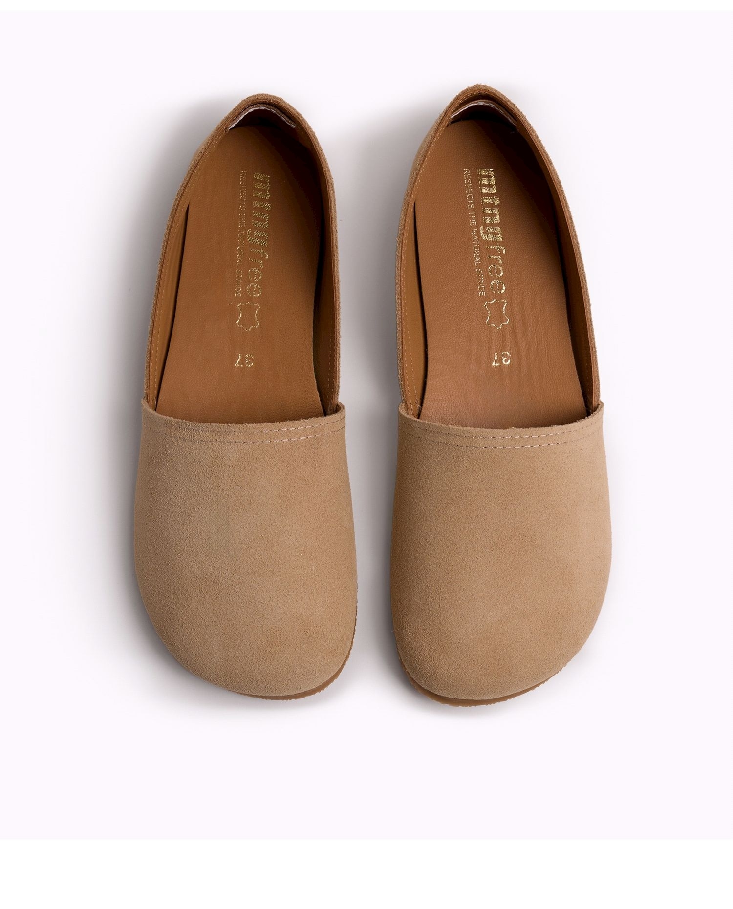 Zapatos planos de mujer con piso barefoot - Mustang - Natural Natural-3