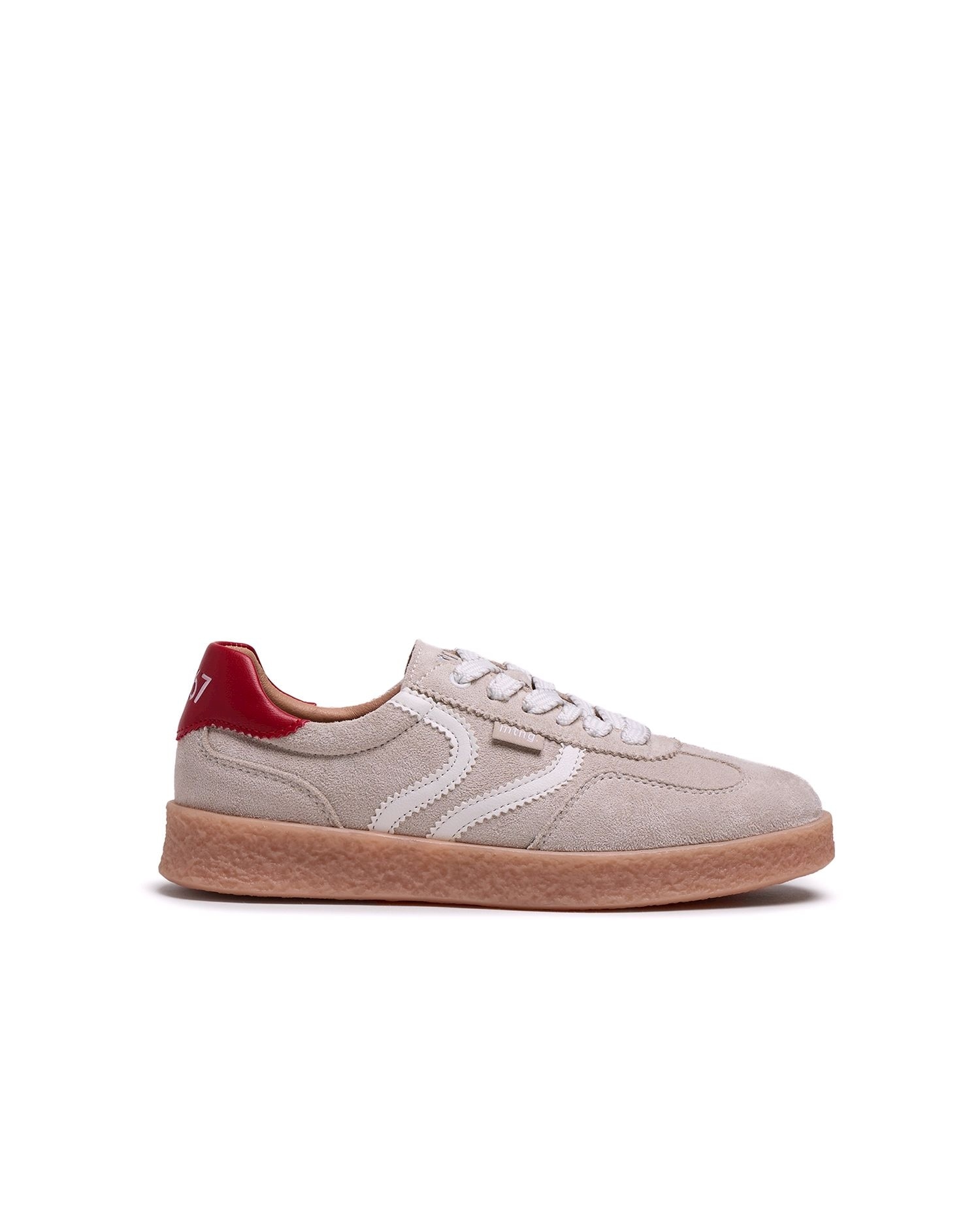 Zapatillas deportivas de mujer estilo bamba - Mustang - Gris Gris-1