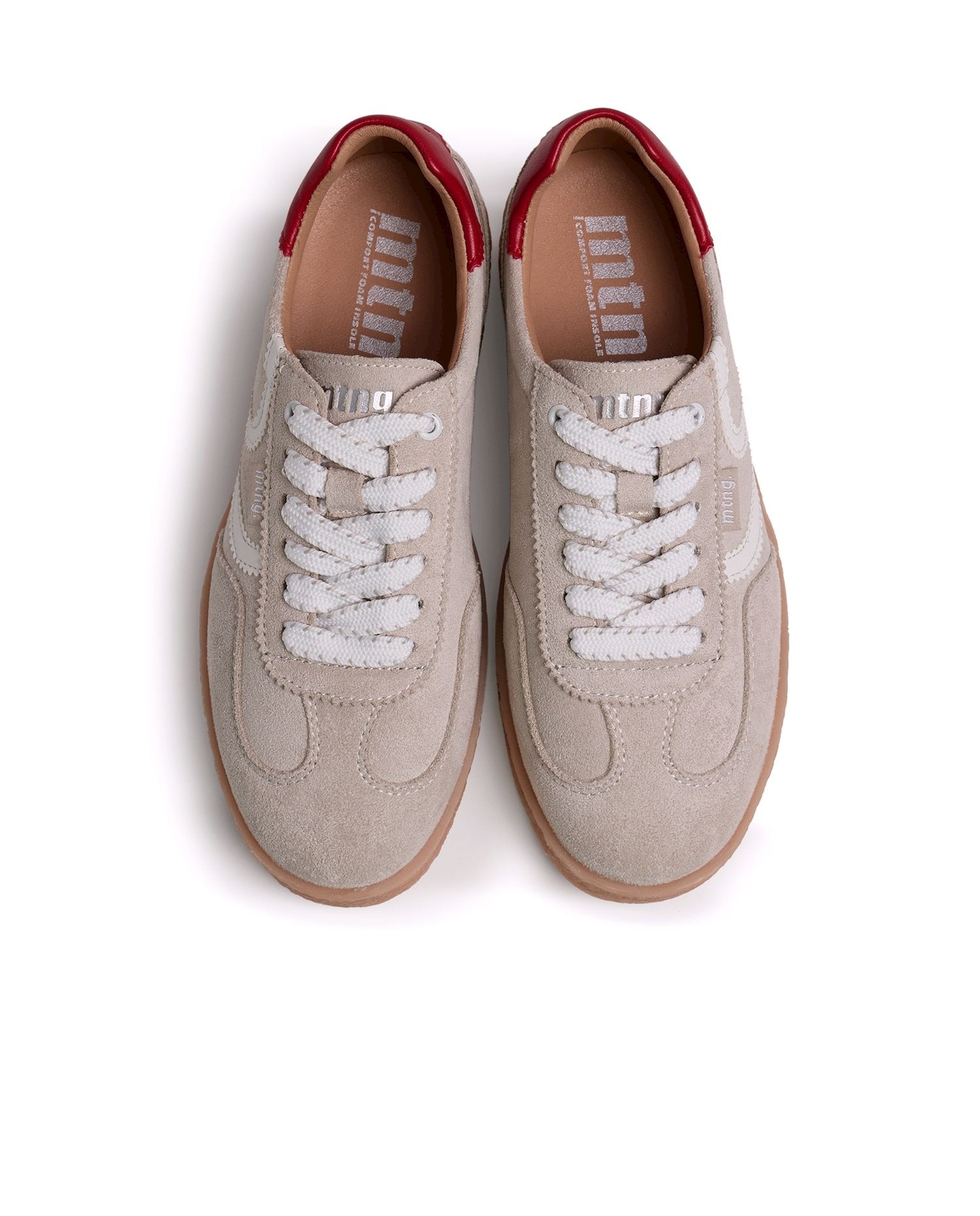Zapatillas deportivas de mujer estilo bamba - Mustang - Gris Gris-3