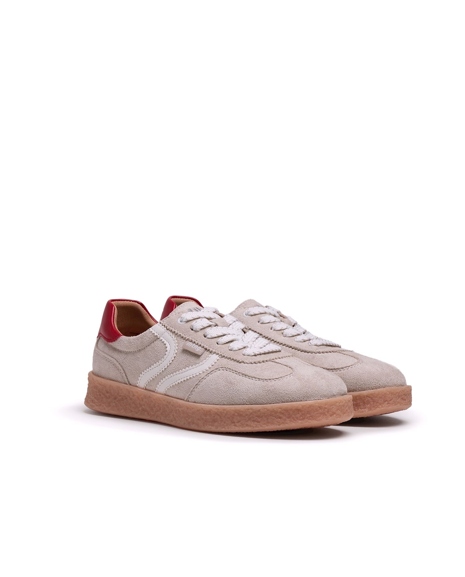 Zapatillas deportivas de mujer estilo bamba - Mustang - Gris Gris-5