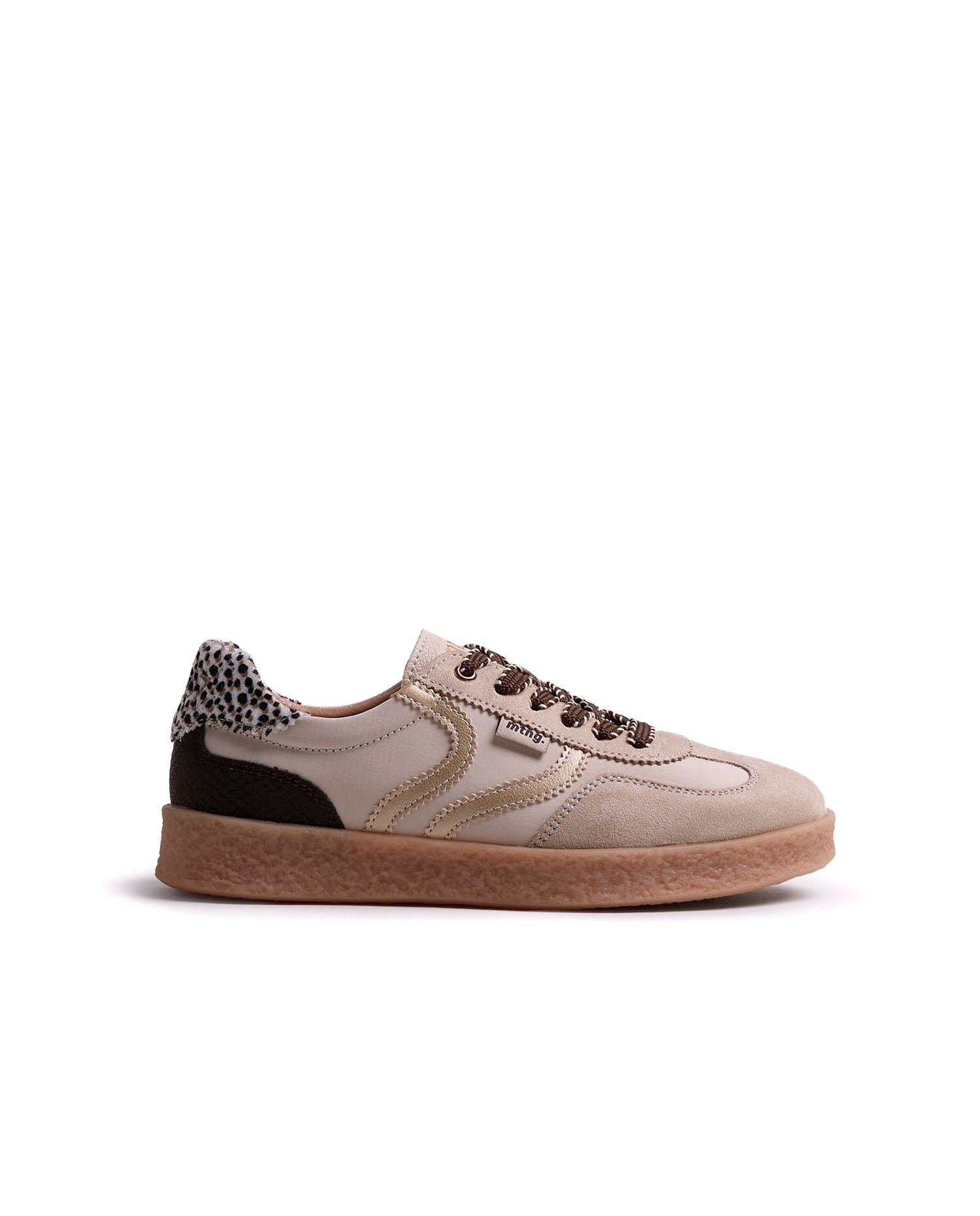 Zapatillas deportivas de mujer estilo bamba - Mustang - Natural Natural-1
