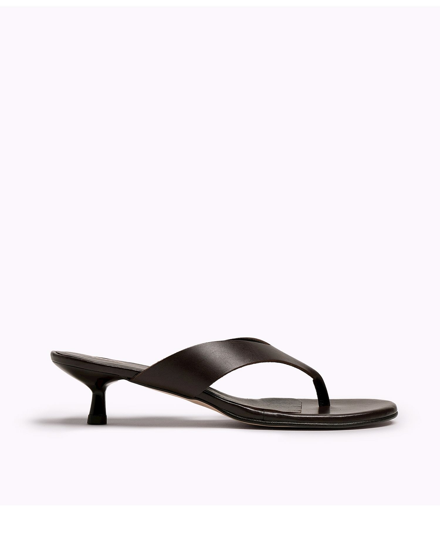 Sandalias de tacón de mujer en piel - Mustang - Marrón Marrón-1