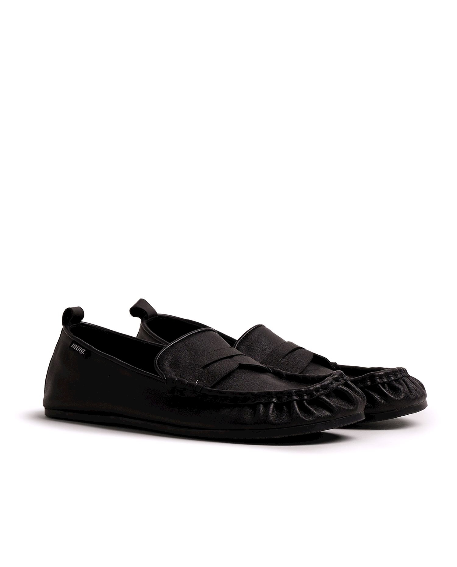 Imagen 4 de Mocasines de piel para mujer con piso barefoot - Mustang - Negro Negro