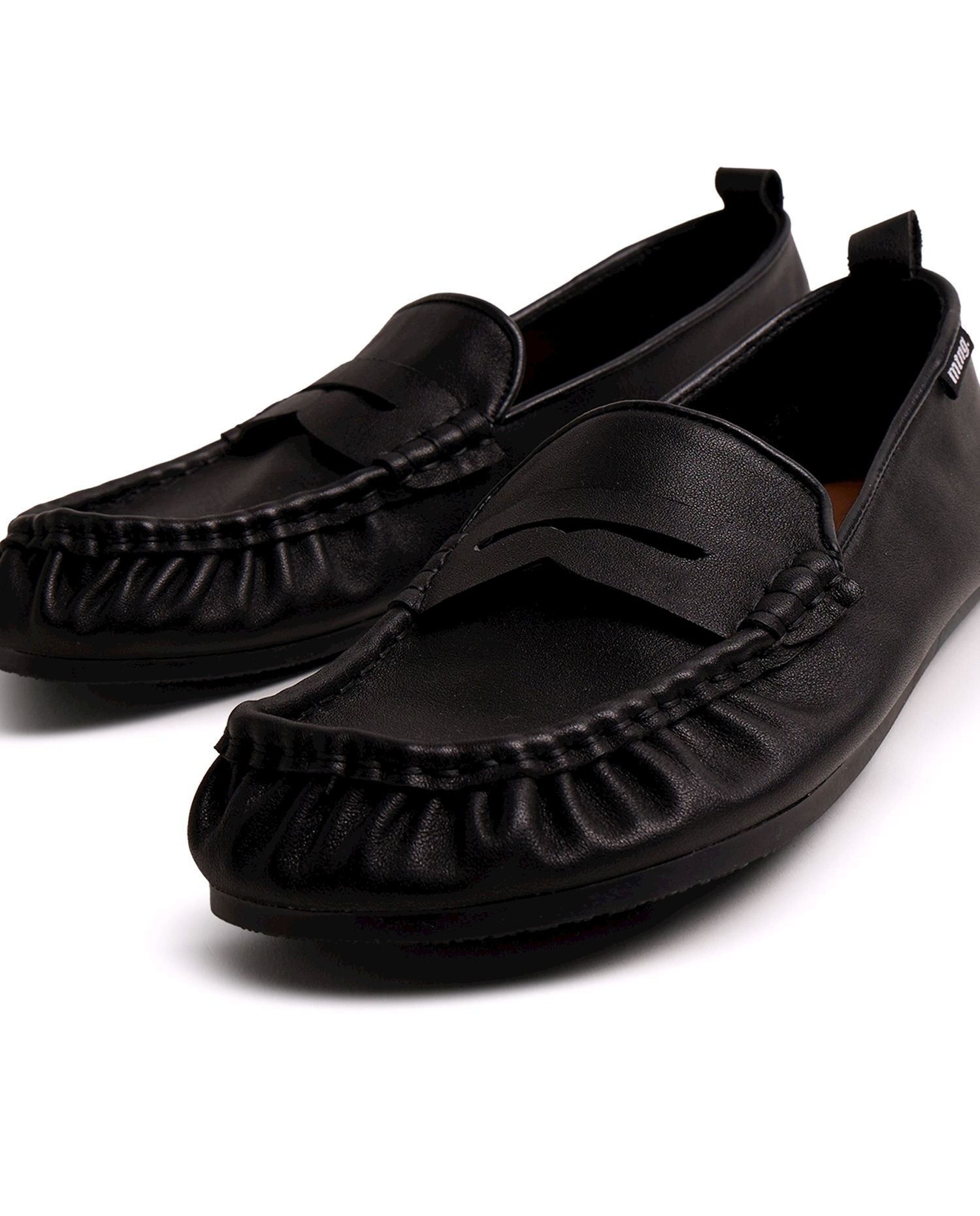 Imagen 7 de Mocasines de piel para mujer con piso barefoot - Mustang - Negro Negro