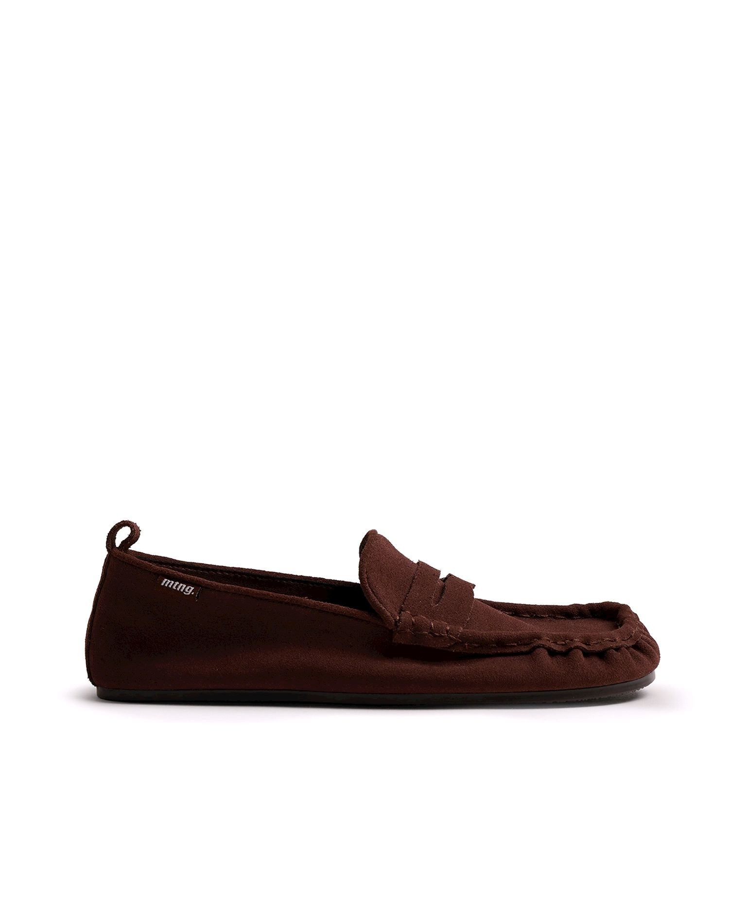 Imagen 1 de Mocasines de piel para mujer con piso barefoot - Mustang - Marrón Marrón